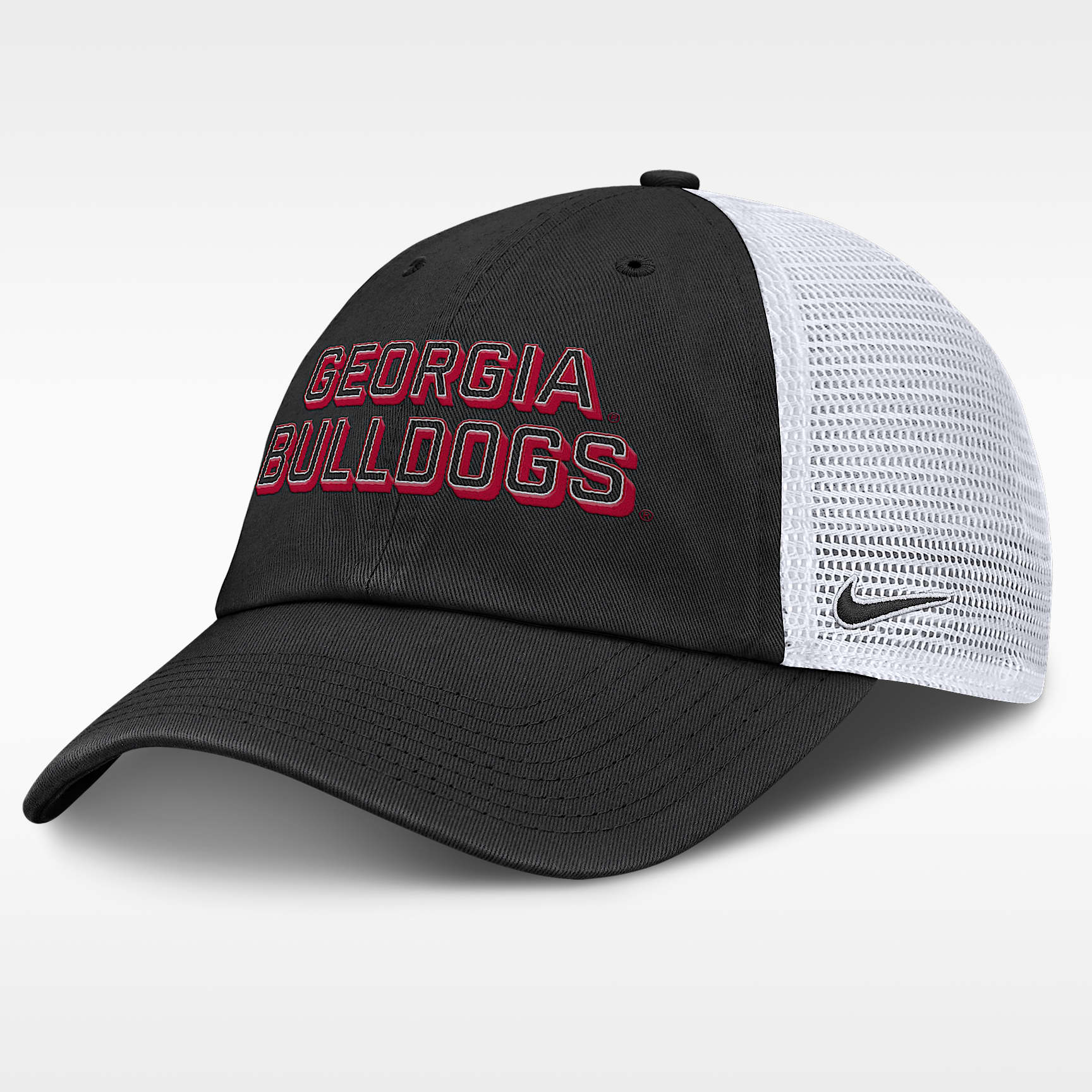 Gorra de rejilla universitaria Nike ajustable para hombre Georgia On-Field Club Gameday