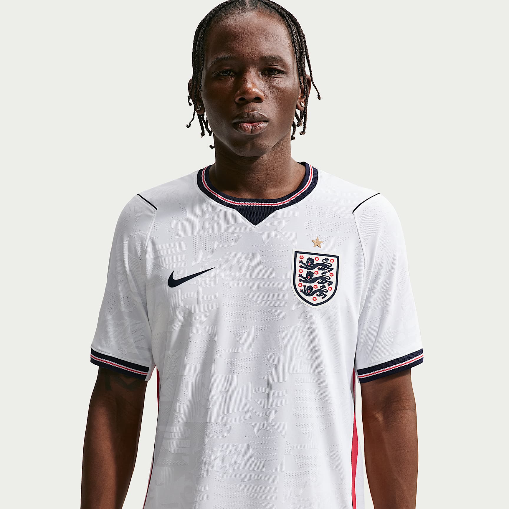 England 2026 Match Nike Aero-FIT autentisk fotballdrakt til herre (hjemmedrakt)