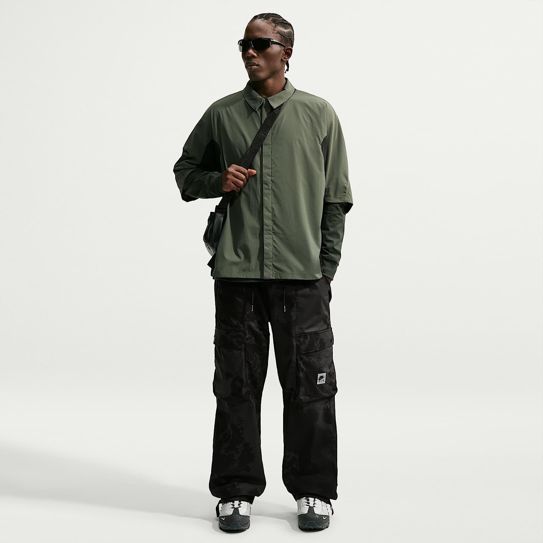 Nike Air Men's Woven All-Over Print Cargo Pants
