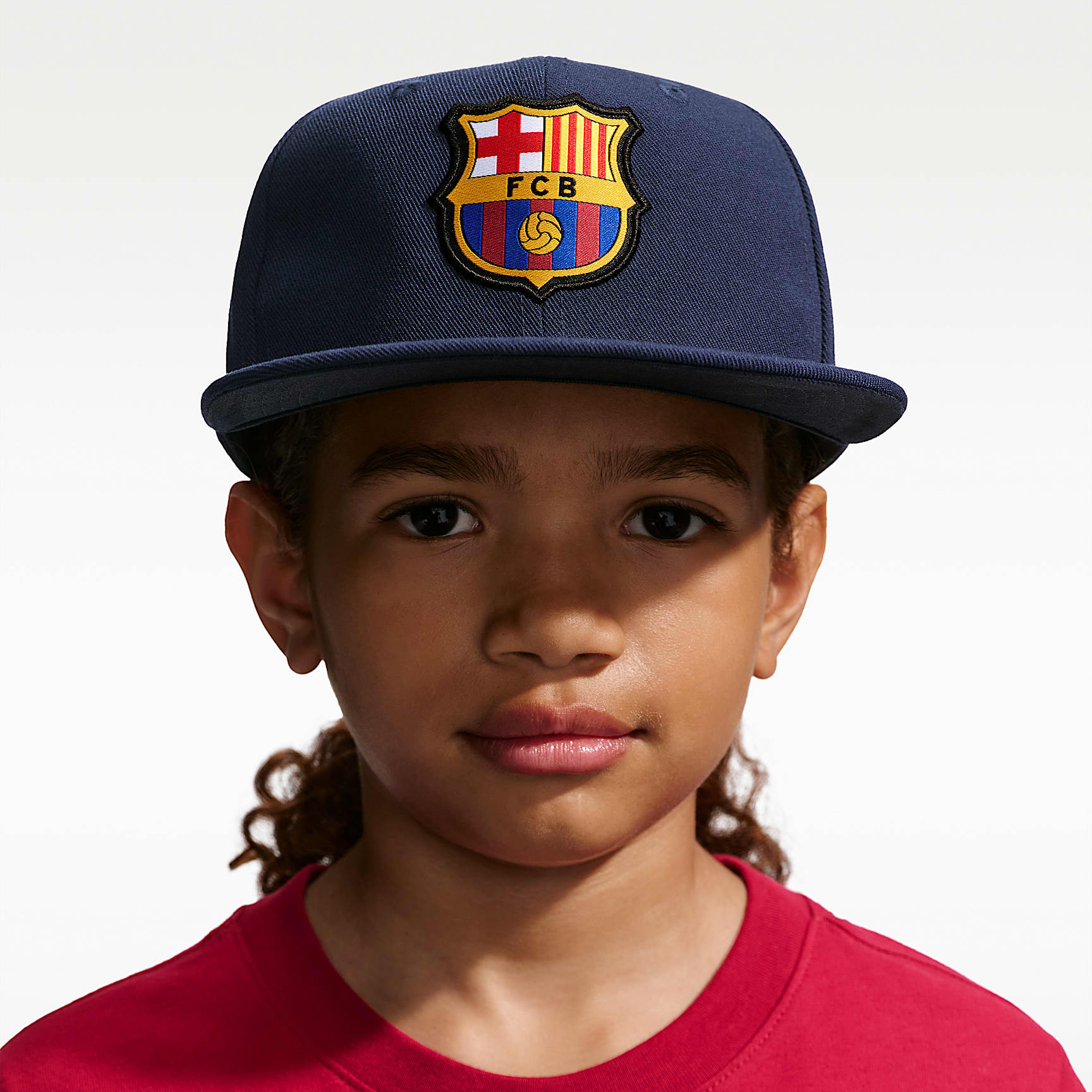 Gorra de futbol Nike para niños talla grande FC Barcelona Pro