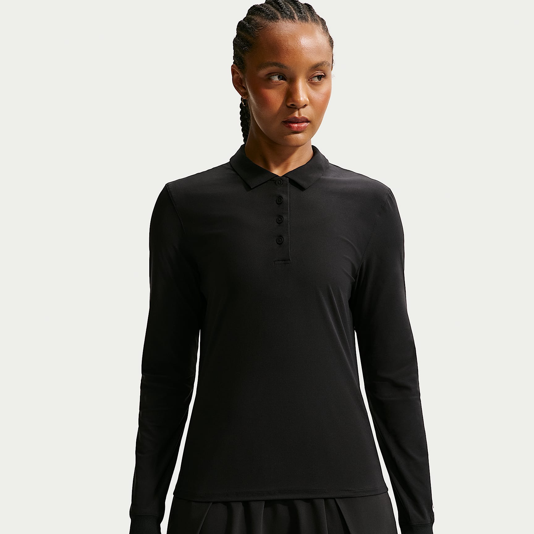 Nike Victory Longsleeve-Poloshirt mit Dri-FIT-Technologie (Damen)