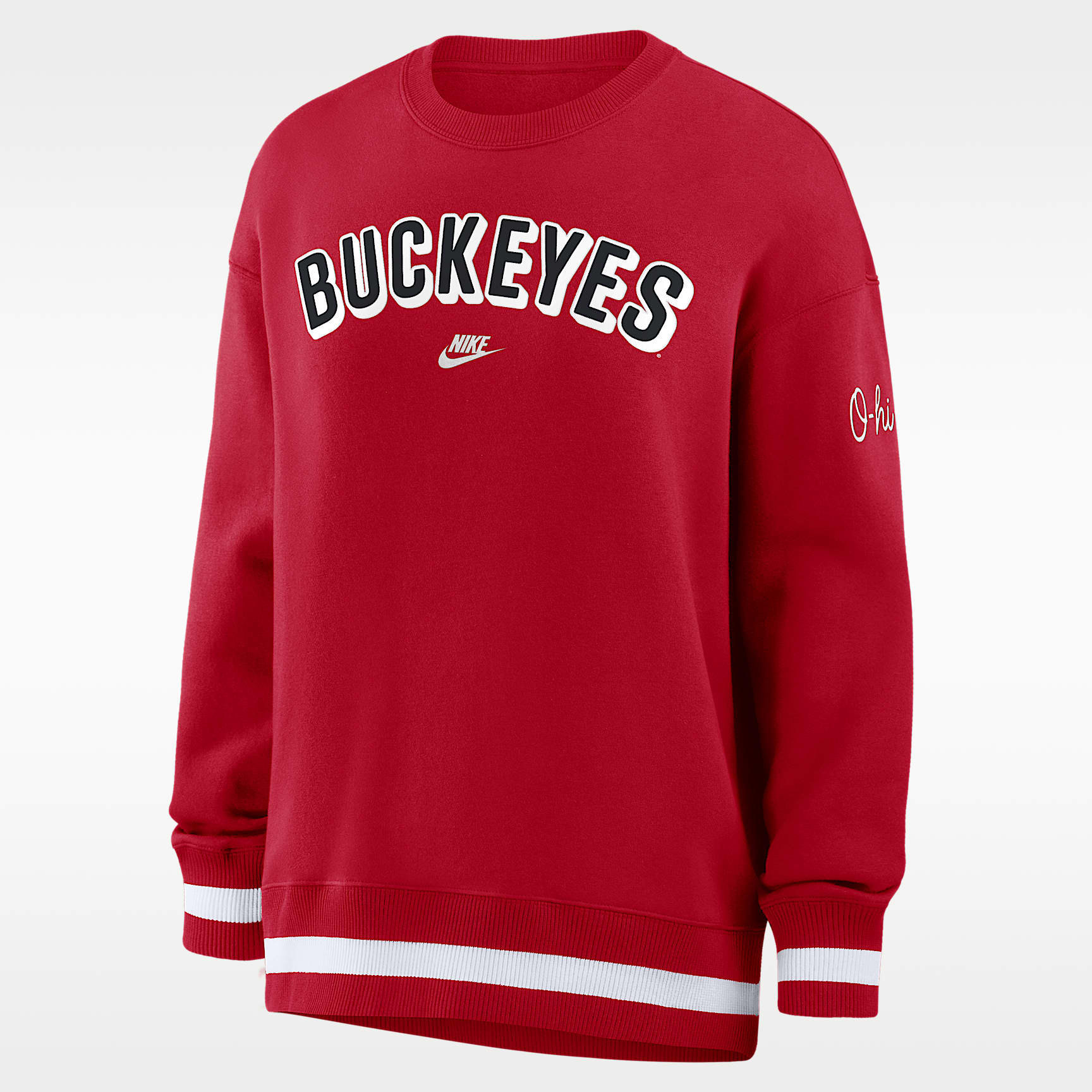 Ohio State Legacy Phoenix Women's Nike College Oversized Pullover Crew