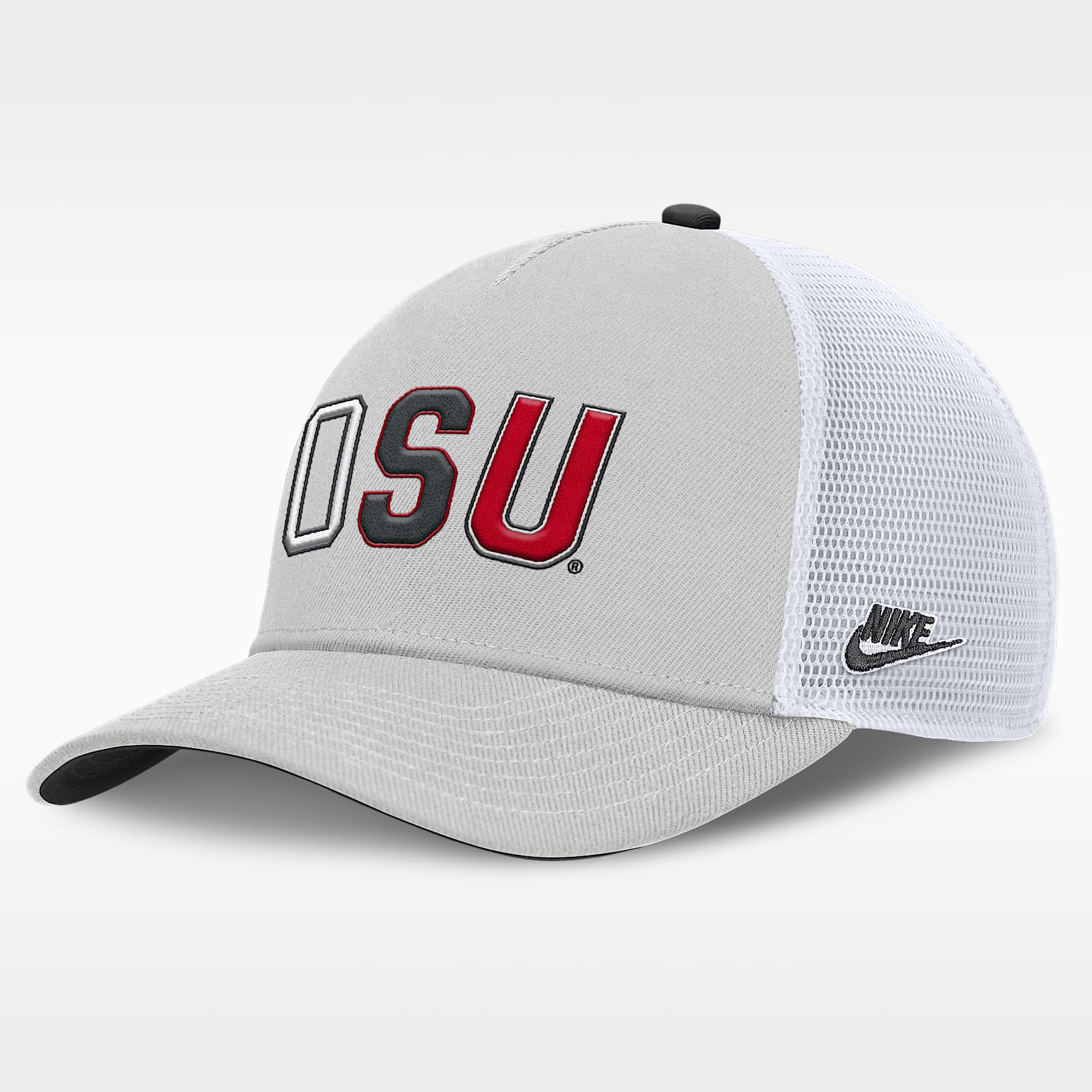 Ohio State Legacy Basketball Rise Men's Nike College Trucker Adjustable Hat
