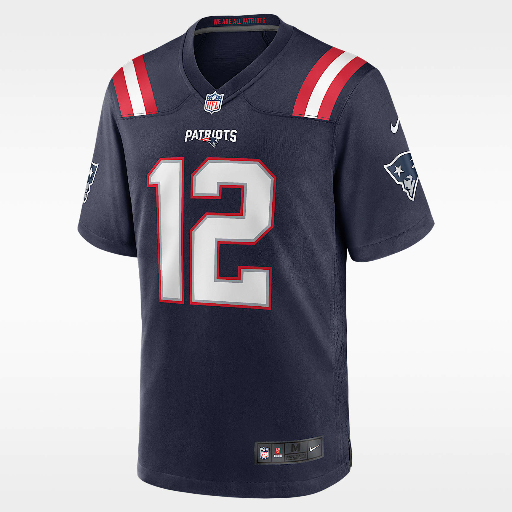 Jersey de juego Nike para hombre Tom Brady New England Patriots
