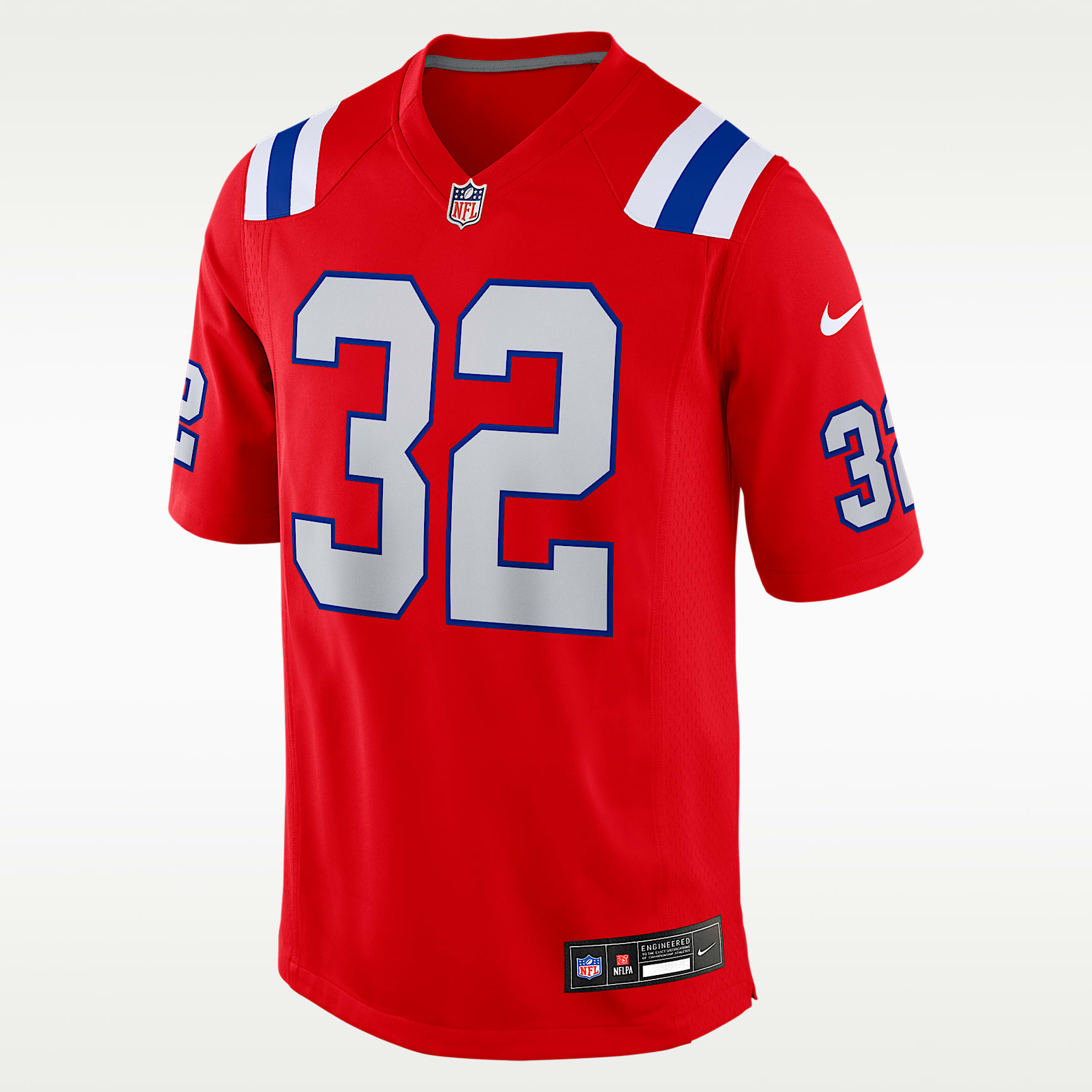 Jersey Nike de la NFL Game para hombre TreVeyon Henderson New England Patriots