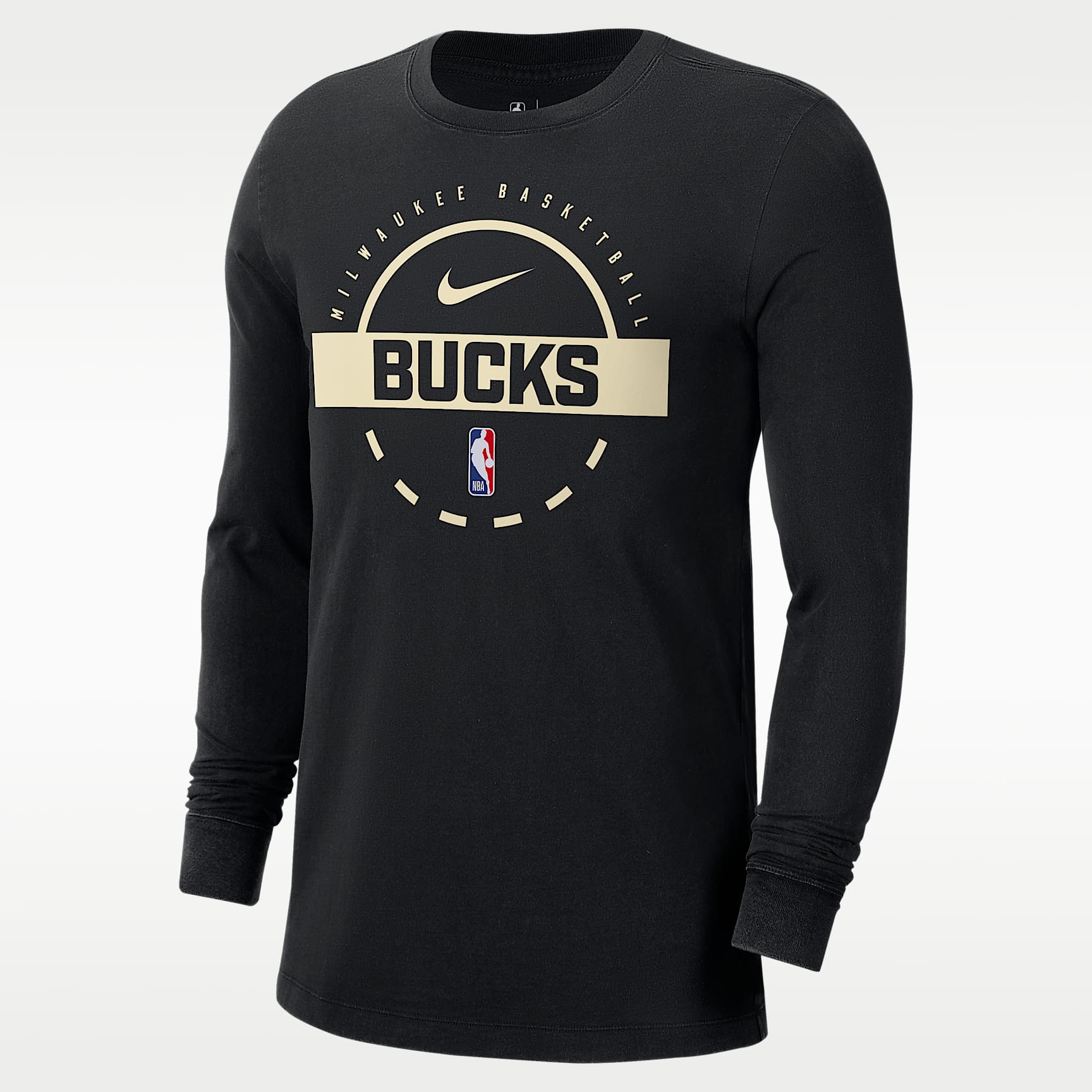 Milwaukee Bucks Men's Nike NBA Practice Long-Sleeve T-Shirt
