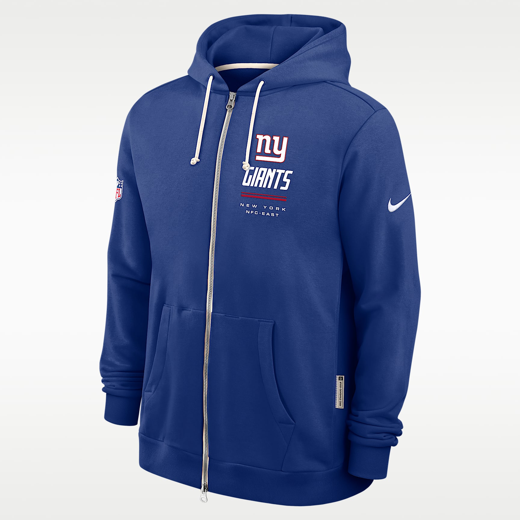 New York Giants Sideline Standard Issue Men's Nike Dri-FIT NFL Full-Zip Hoodie