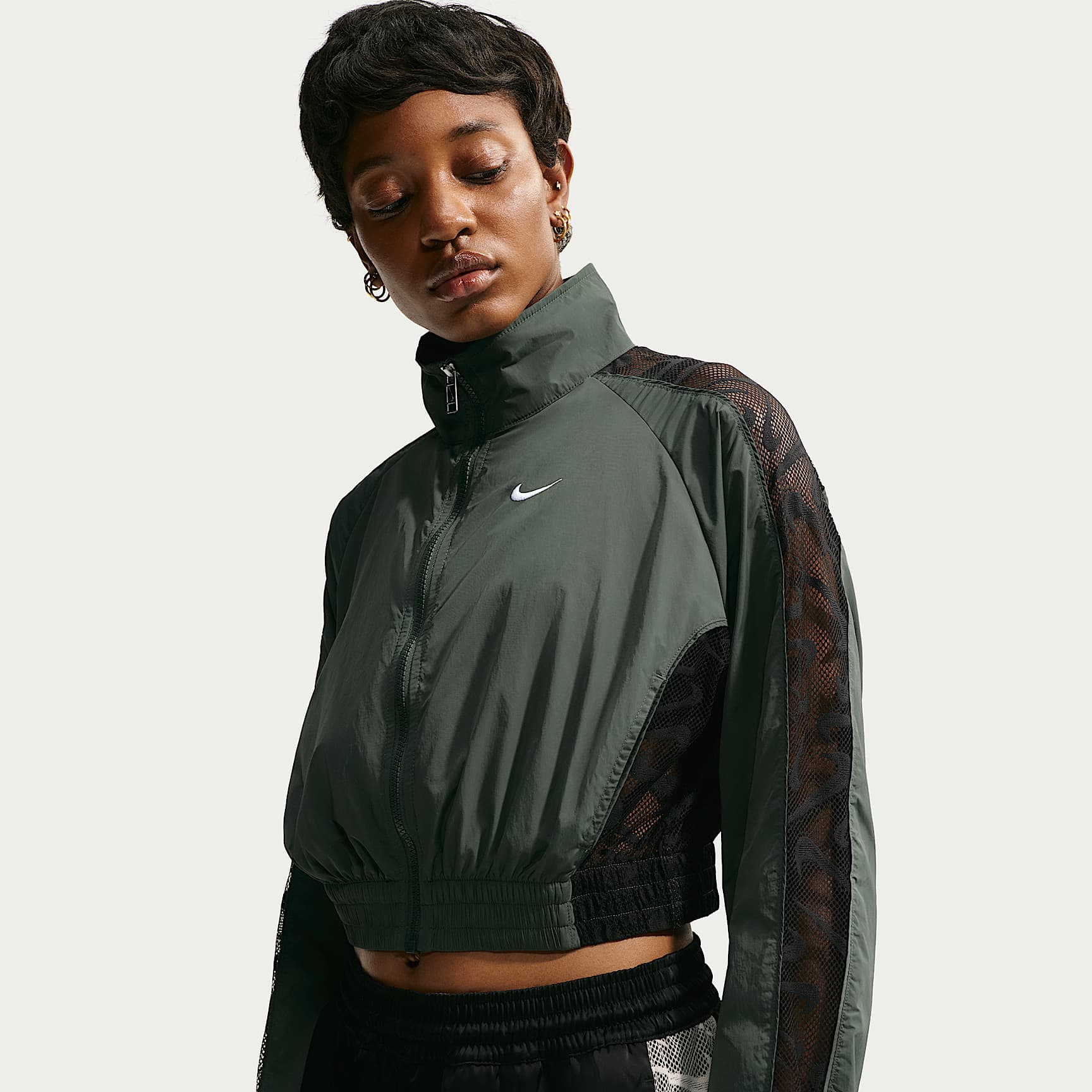 Nike Sportswear Women's Cropped Lace Track Jacket