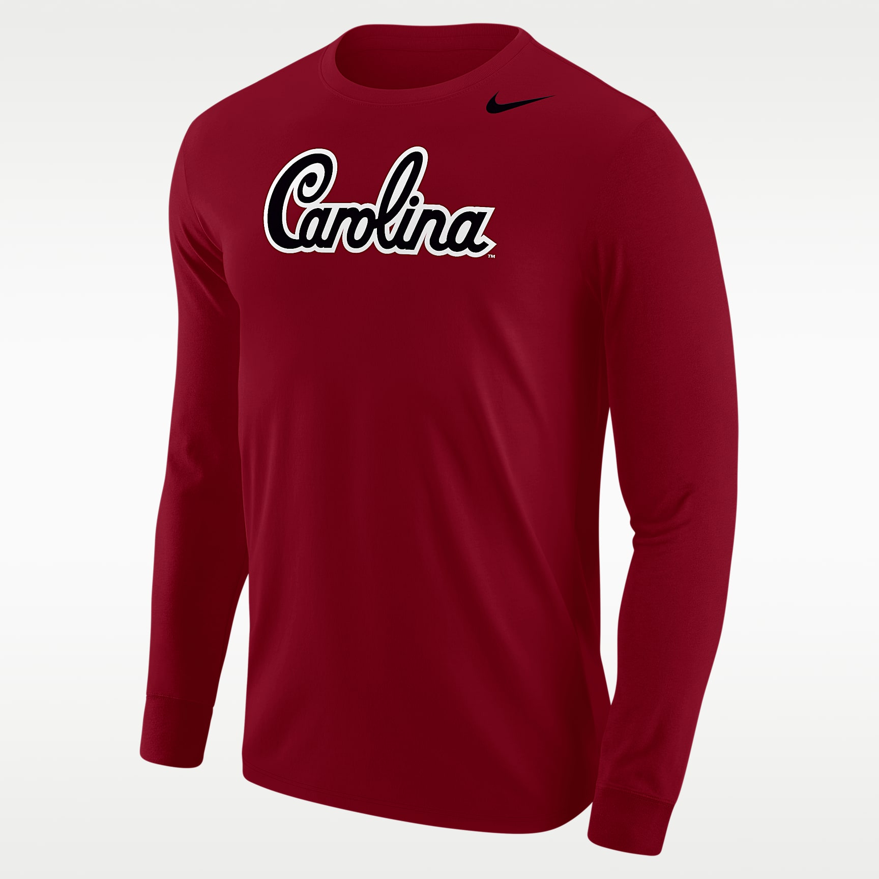 Playera de futbol americano de manga larga Nike para hombre South Carolina Gamecocks