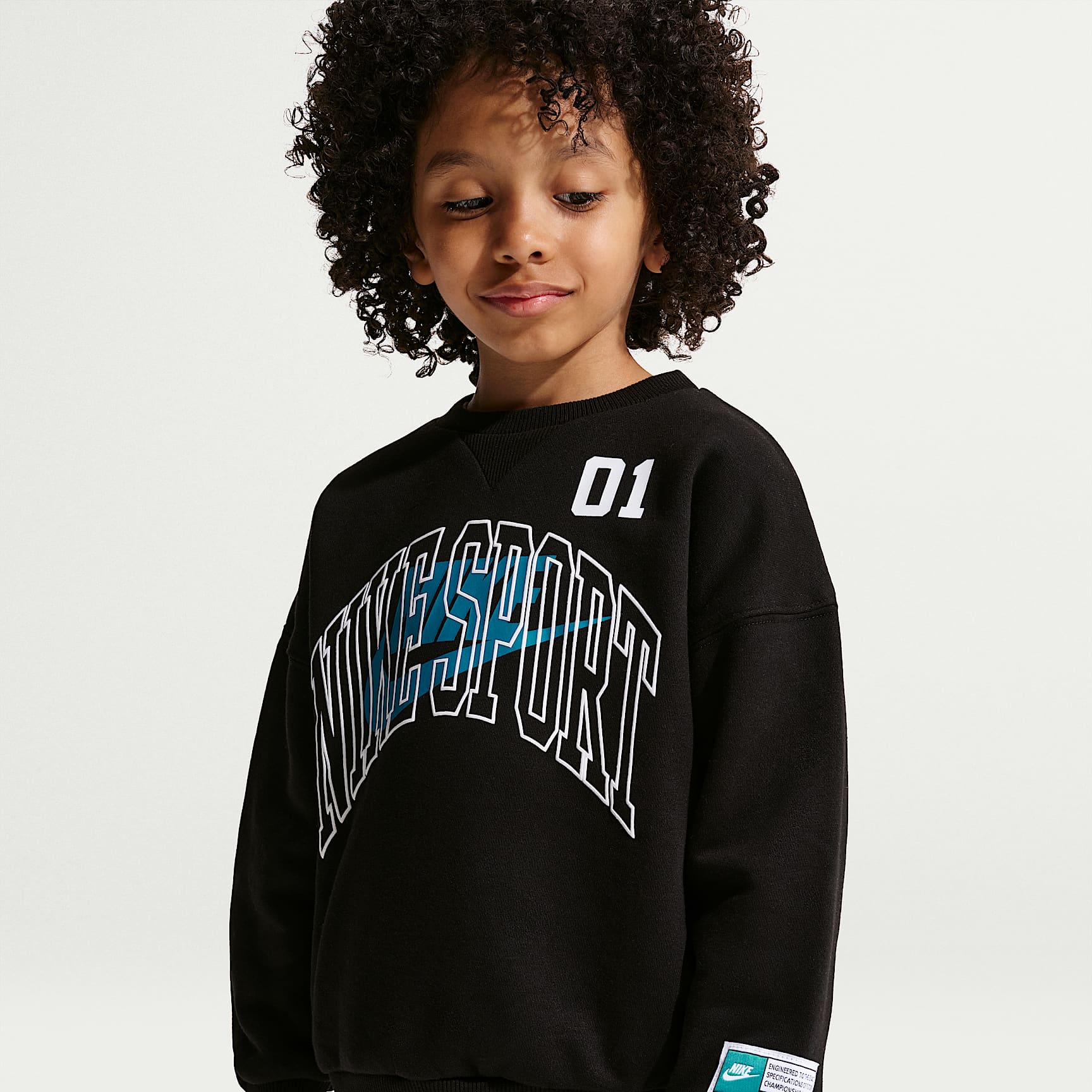 Nike Sportswear Little Kids' Multisport 2-Piece Fleece Crew Set