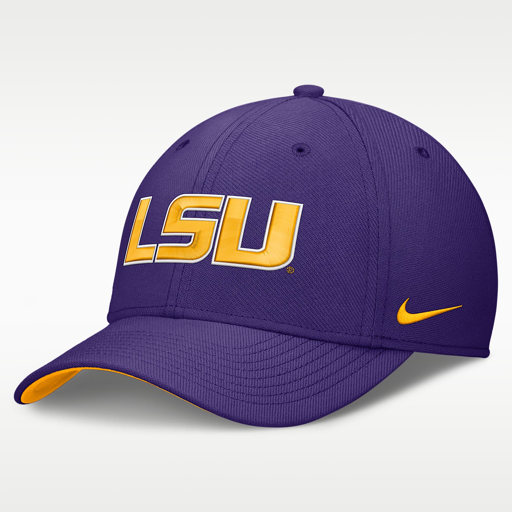 LSU Classic Swooshflex Men's Nike Dri-FIT College Hat