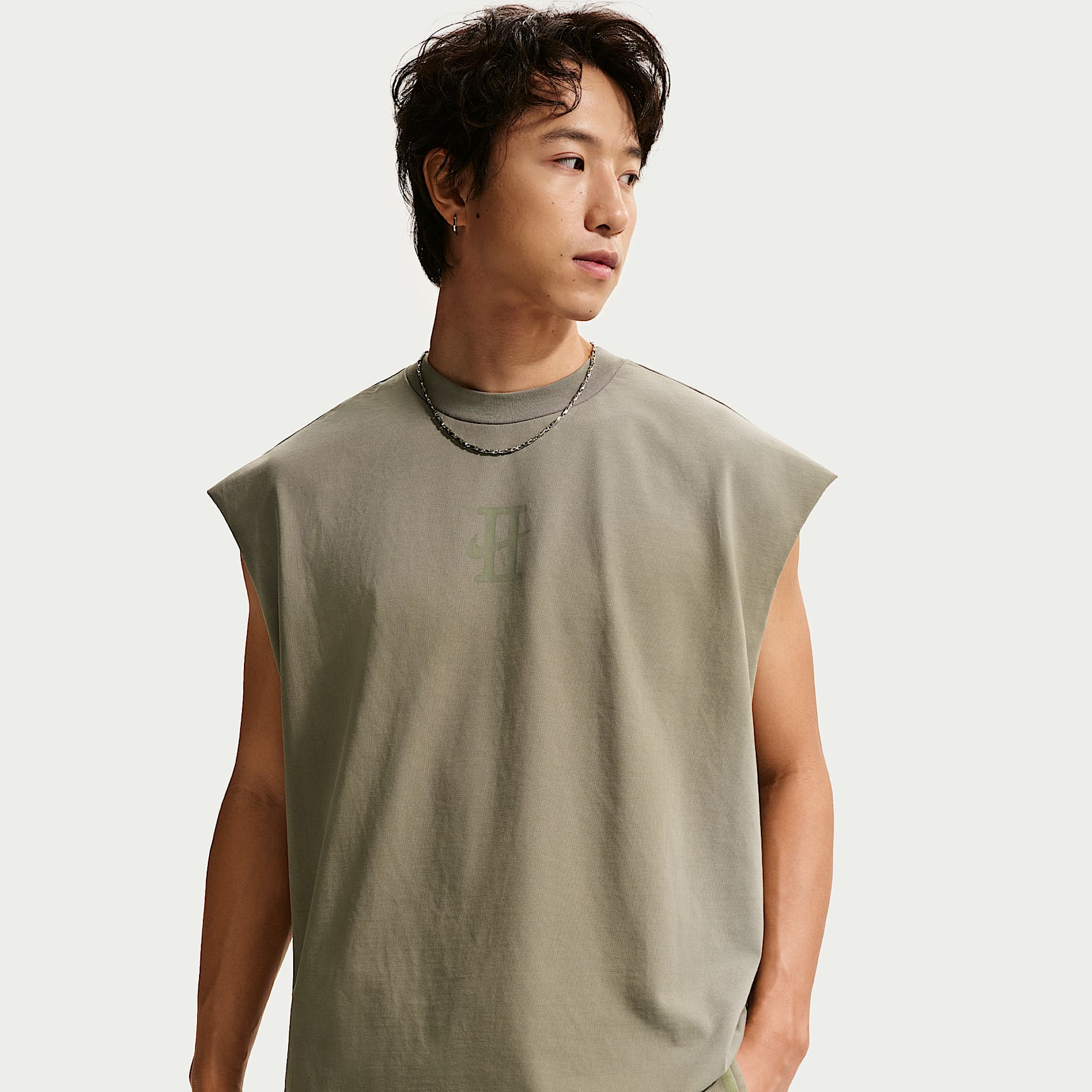 북 스탠다드 이슈 남성 드라이 핏 민소매 게임 탑