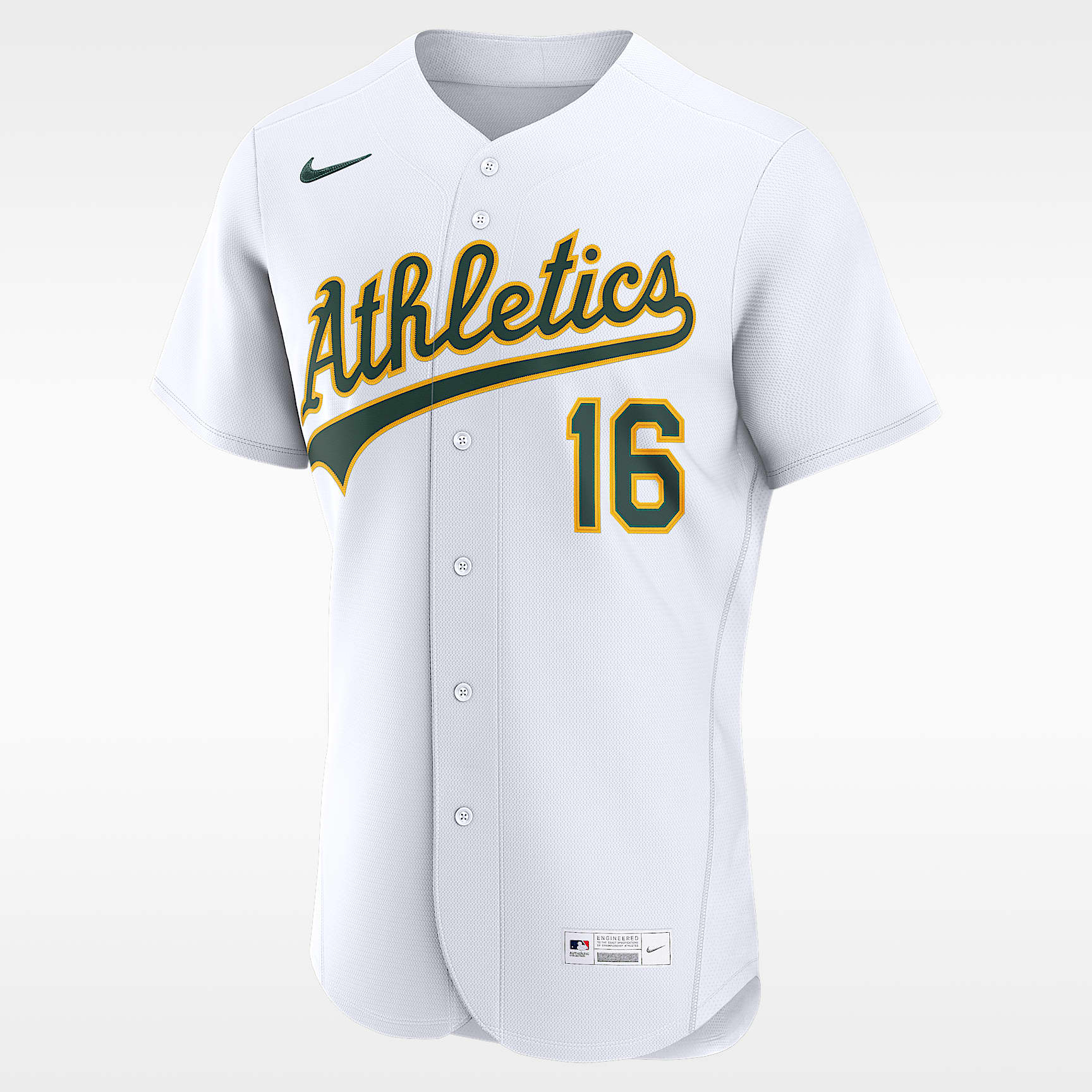 Jersey Nike de la MLB Authentic para hombre Nick Kurtz Athletics 2025 MLB Awards Gold Batterman