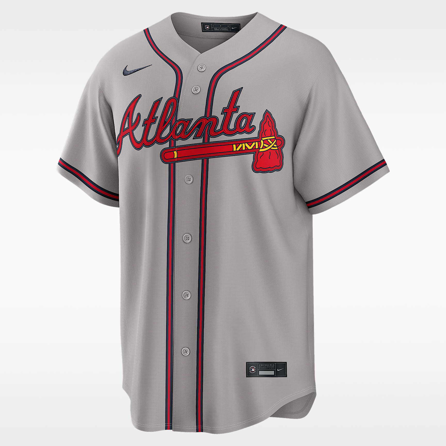 Jersey Nike de la MLB Replica para hombre Ronald Acuña Jr. Atlanta Braves