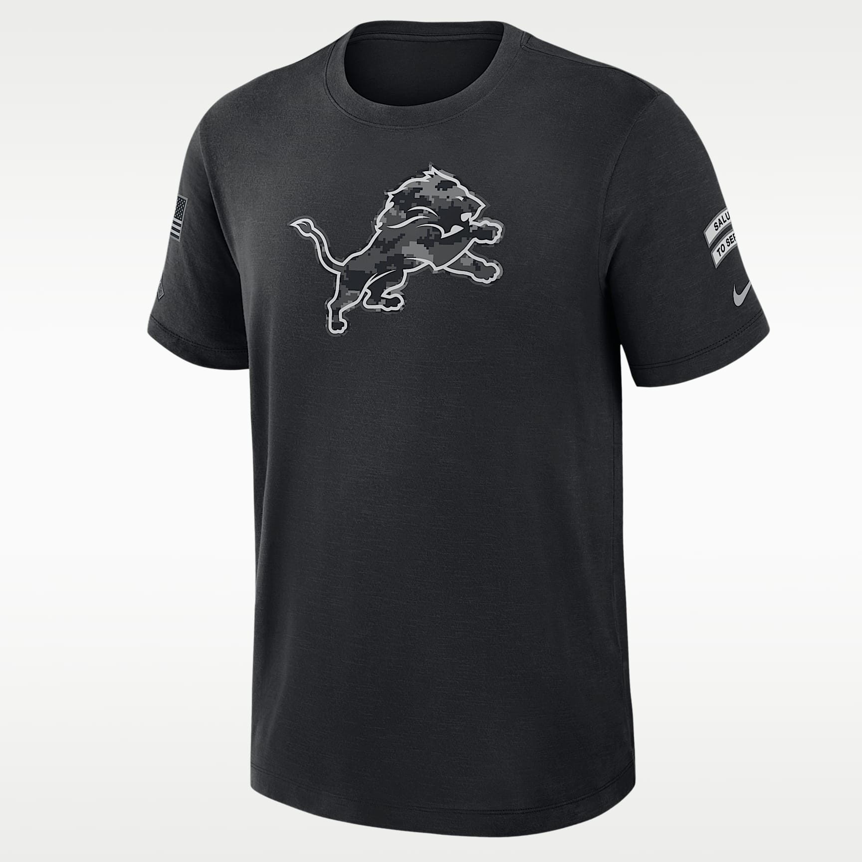Detroit Lions Salute to Service Slub Men's Nike Dri-FIT NFL T-Shirt