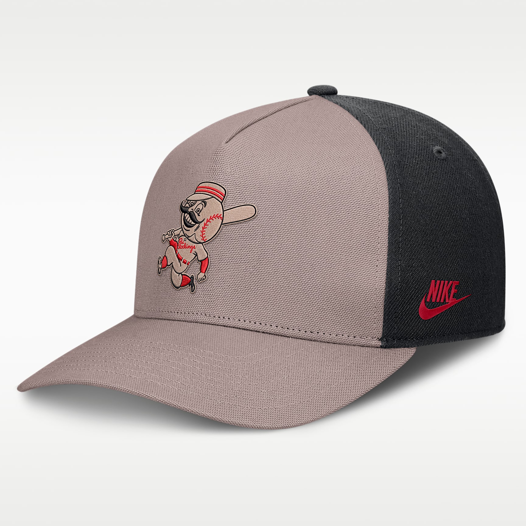 Gorra Nike de la MLB ajustable con estructura A-Frame para hombre Cincinnati Reds Cooperstown Rise
