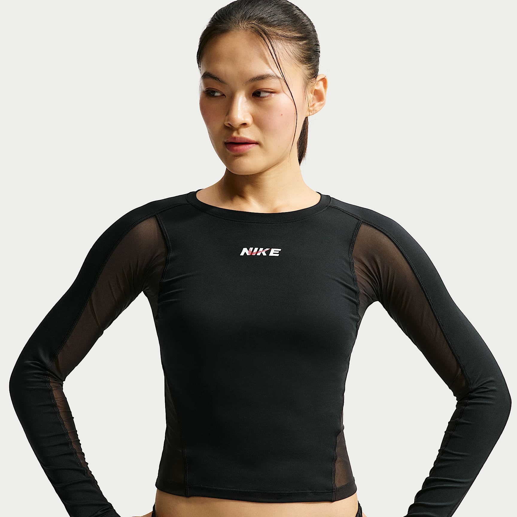 나이키 원 여성 드라이 핏 긴팔 탑
