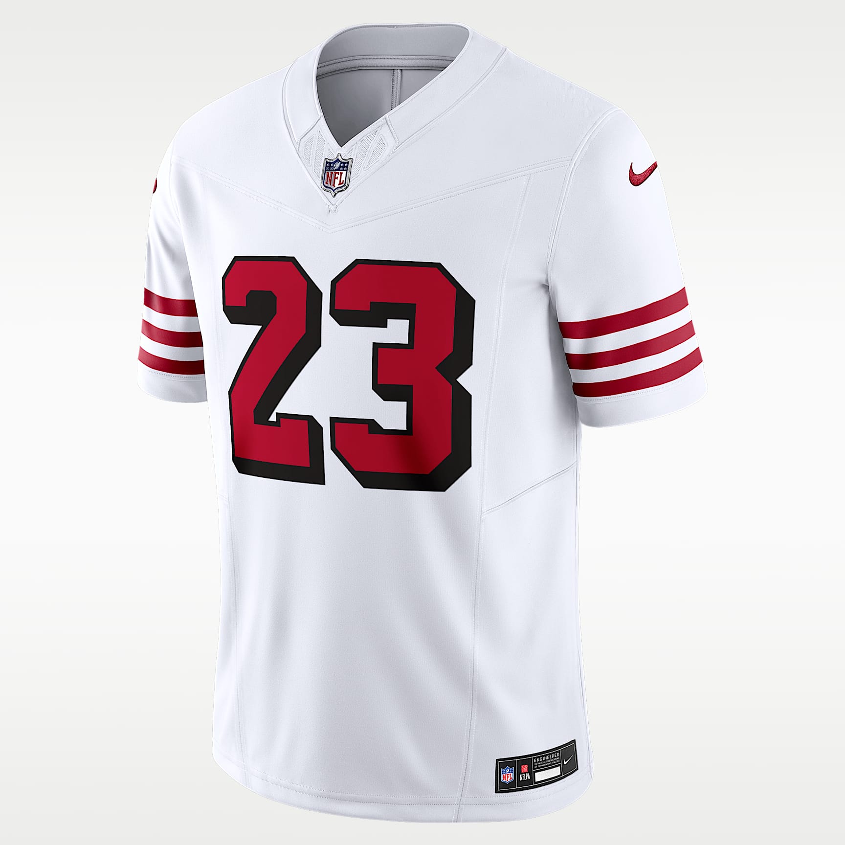 Jersey de fútbol americano Nike Dri-FIT de la NFL Limited para hombre Christian McCaffrey San Francisco 49ers