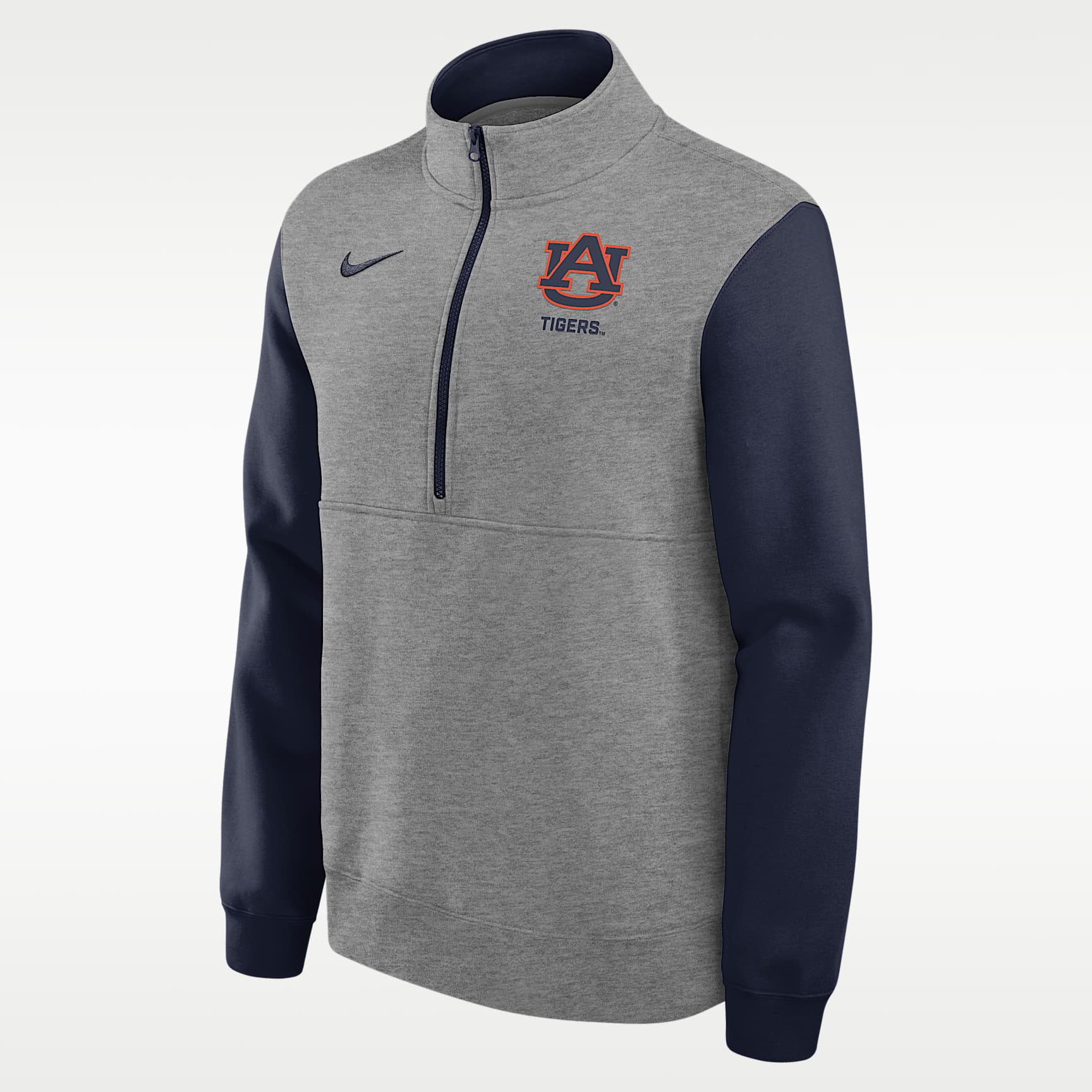 Auburn Club Men's Nike College 1/2-Zip Crew