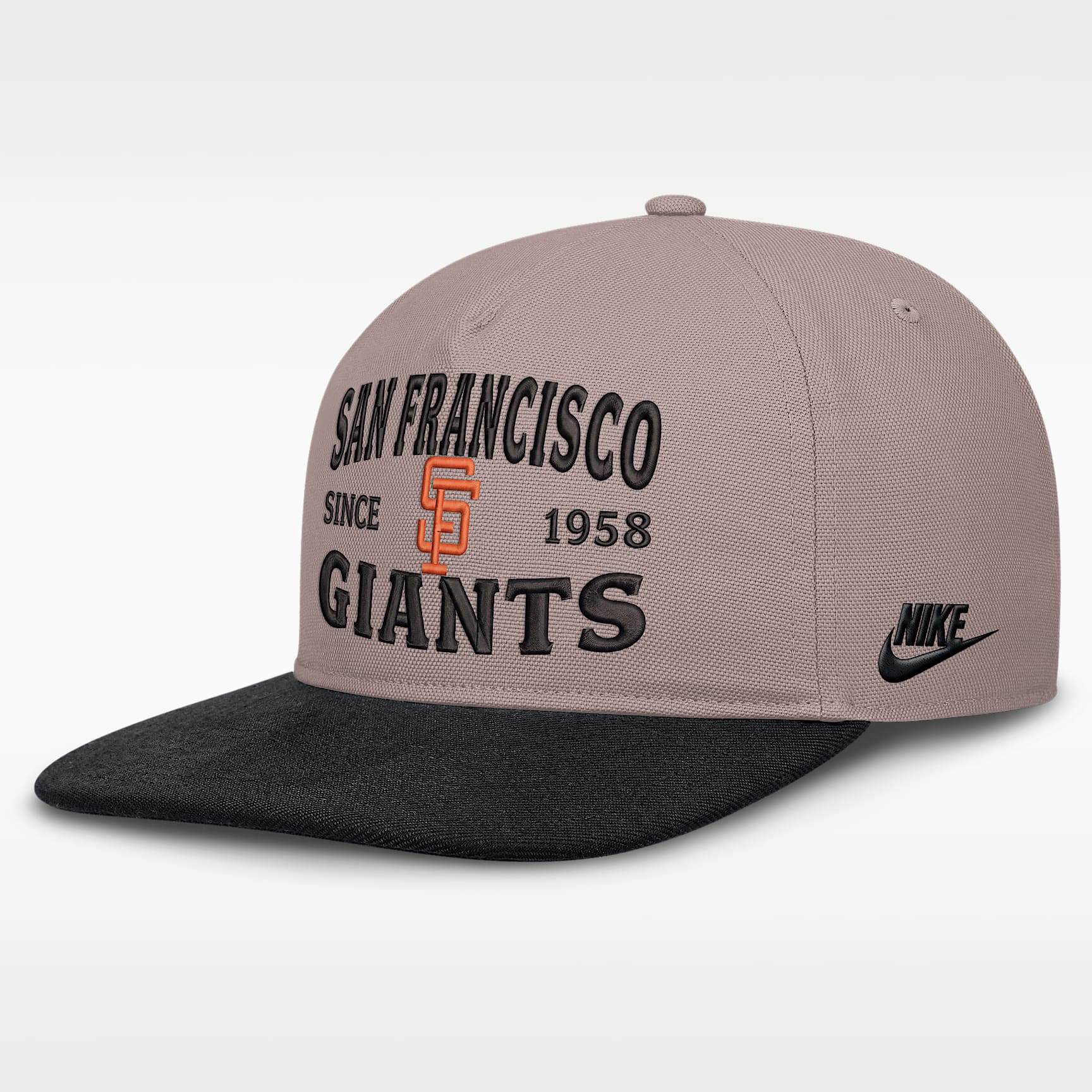 Gorra Nike de la MLB ajustable con estructura A-Frame para hombre San Francisco Giants Cooperstown Pro