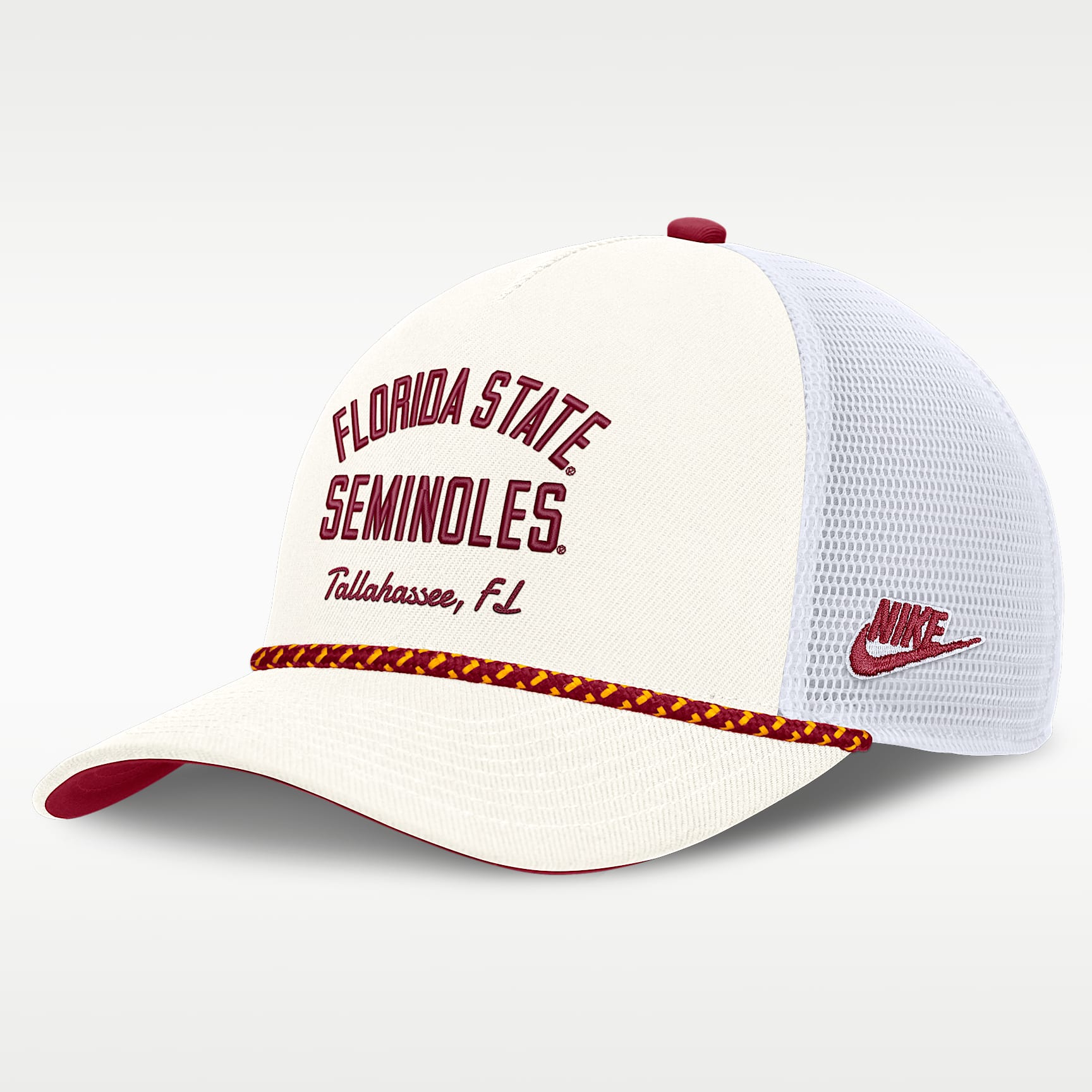 Florida State Denim Men's Nike College Trucker Adjustable Hat
