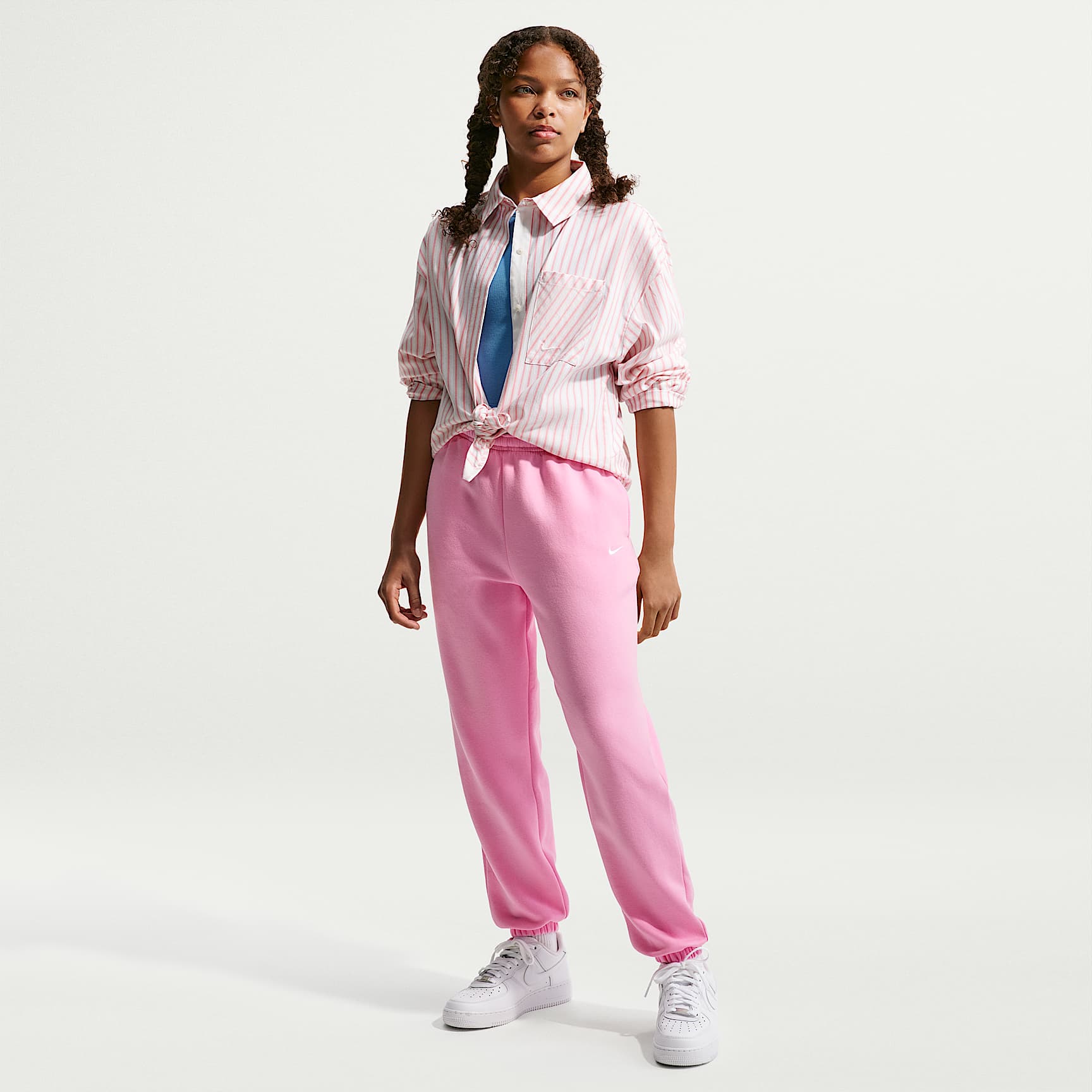Nike Sportswear Studio Fleece Girls' Loose Pants