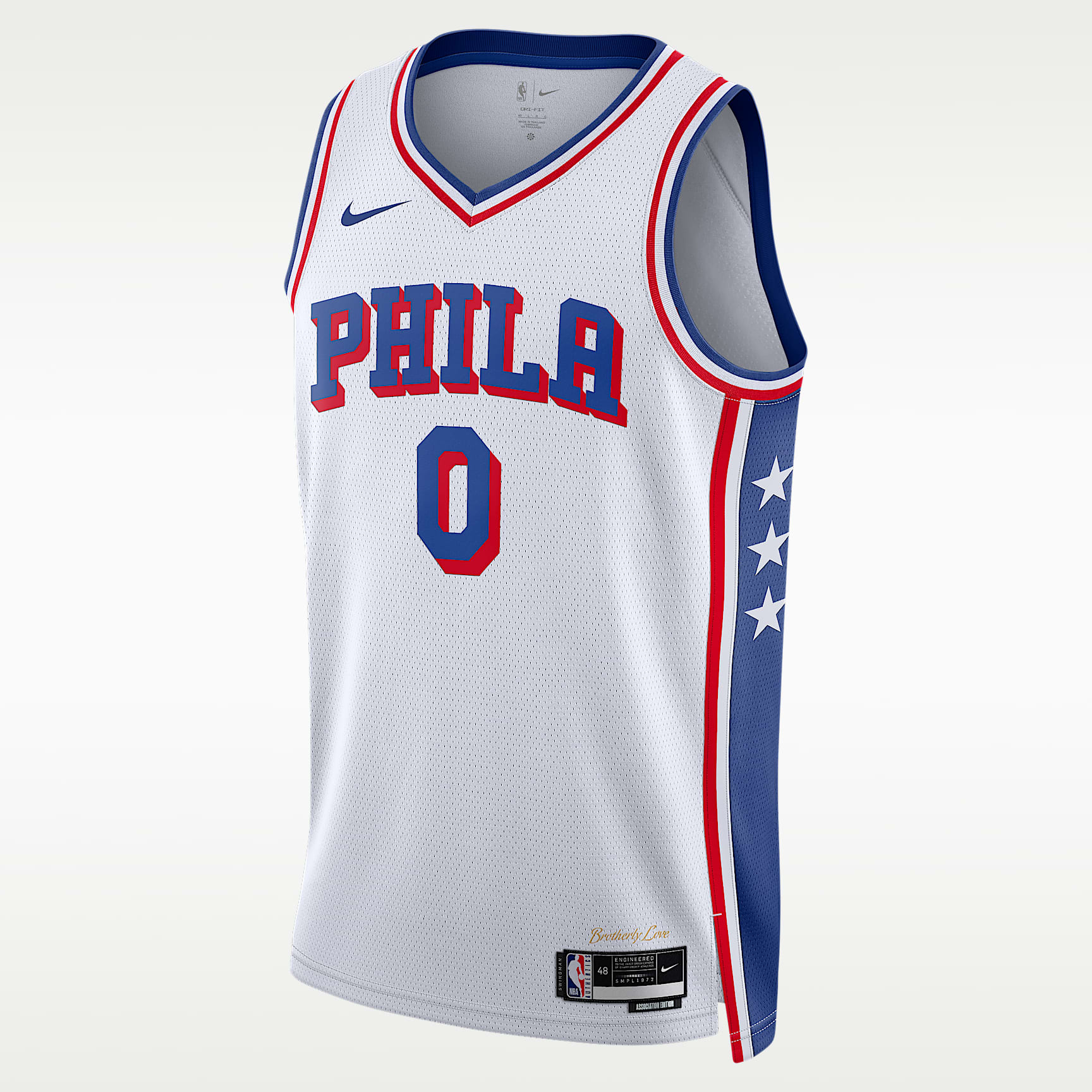 Tyrese Maxey Philadelphia 76ers 2023/24 Association Edition Men's Nike Dri-FIT NBA Swingman Jersey
