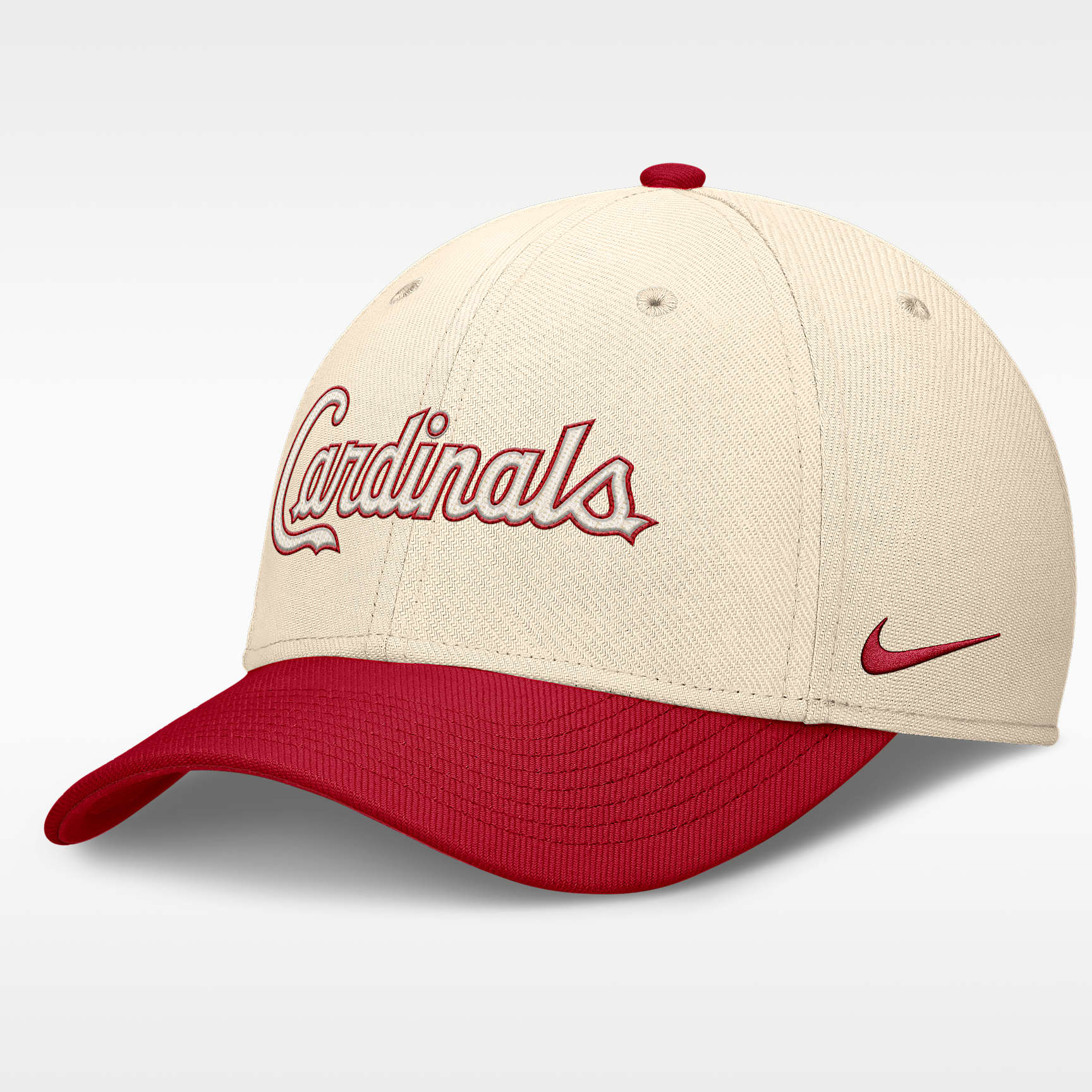 Gorra Nike Dri-FIT de la MLB para hombre St. Louis Cardinals Statement Rise Swoosh