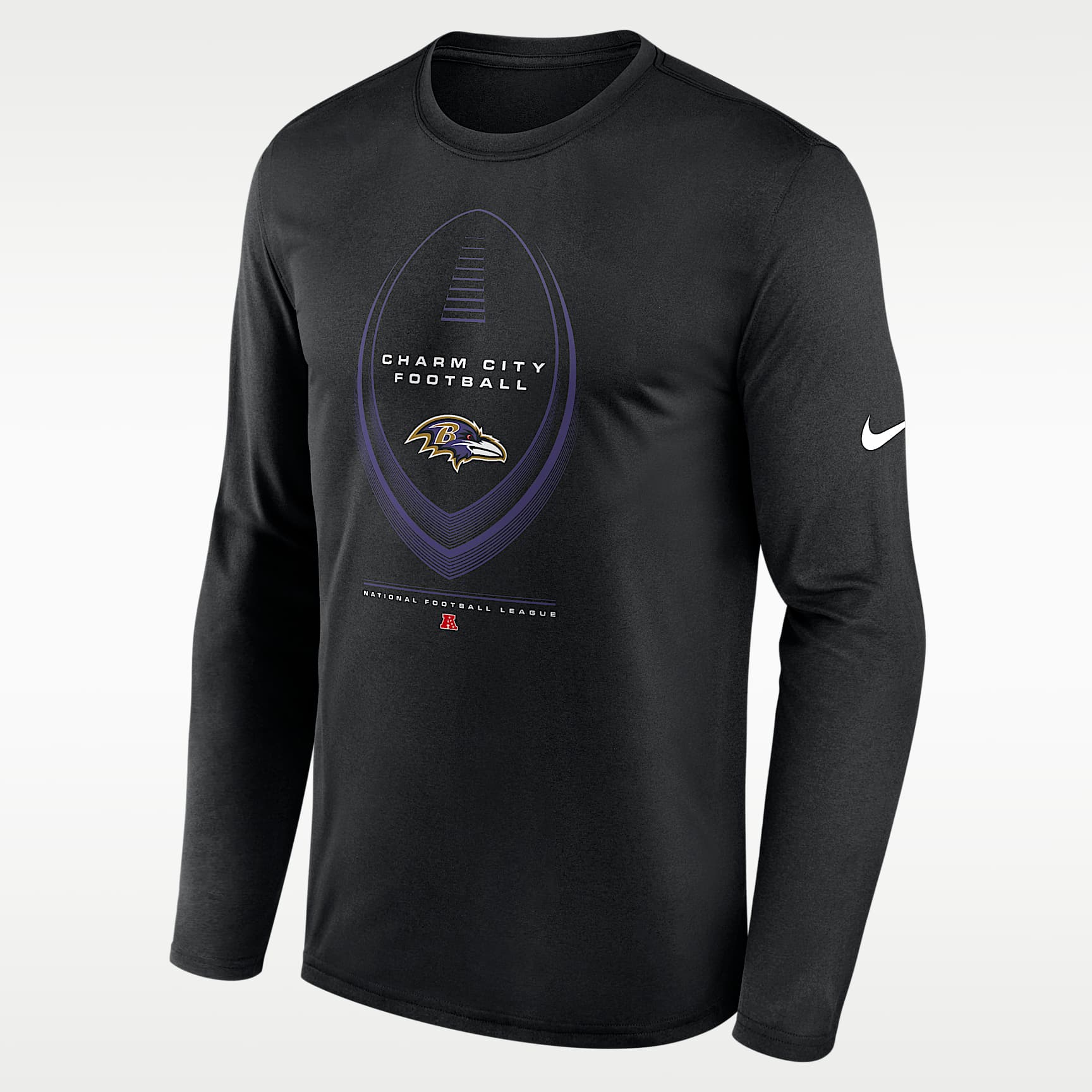 Baltimore Ravens Legend Icon Men's Nike Dri-FIT NFL Long-Sleeve T-Shirt