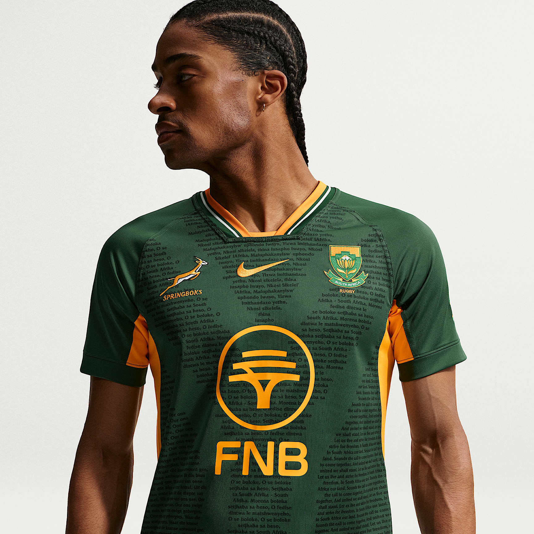 Springboks 2025/26 Stadium Men's Nike Rugby Jersey