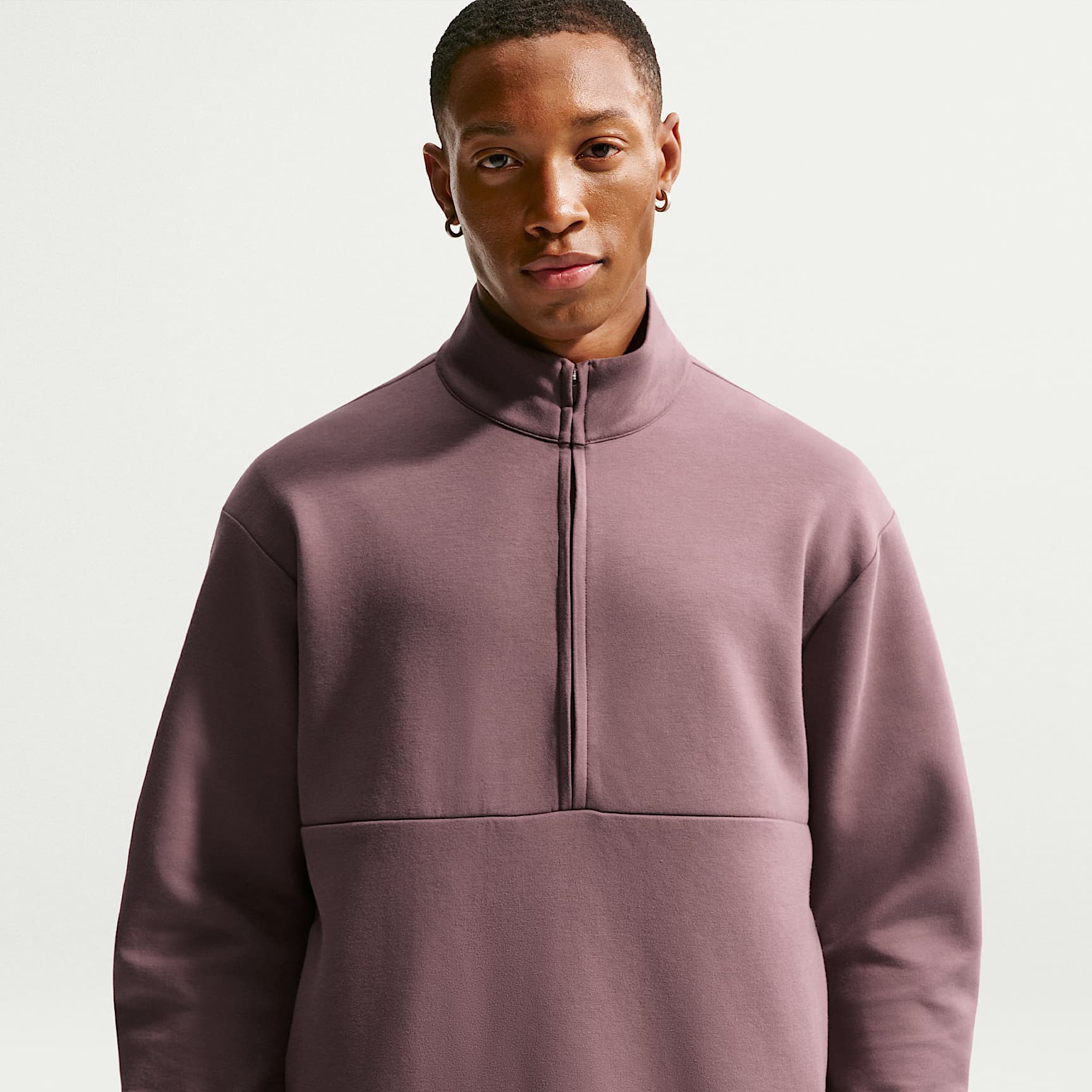 Playera Dri-FIT de medio cierre para hombre Nike 24.7 ImpossiblySoft