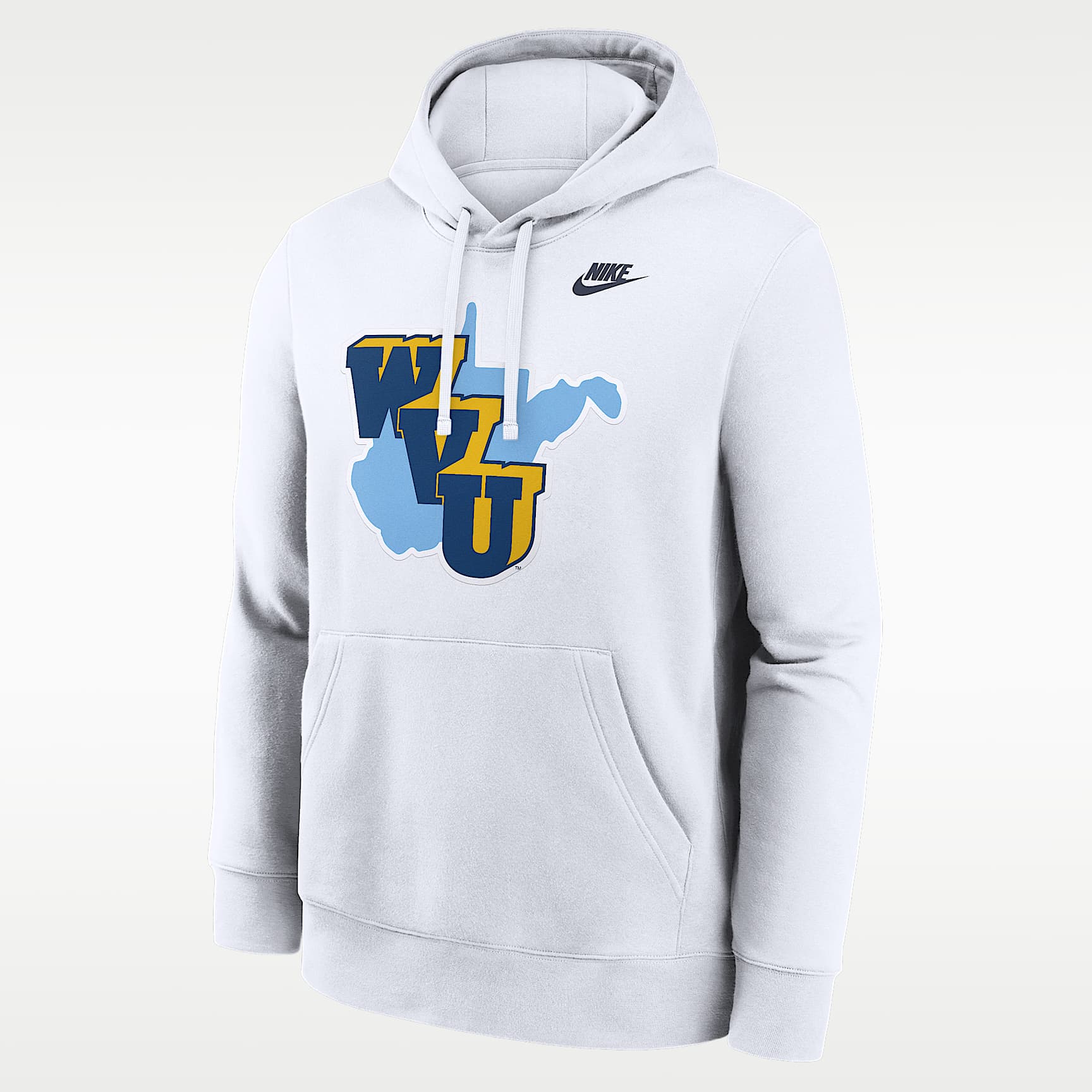 West Virginia 1965 Throwback Club Men's Nike College Pullover Hoodie