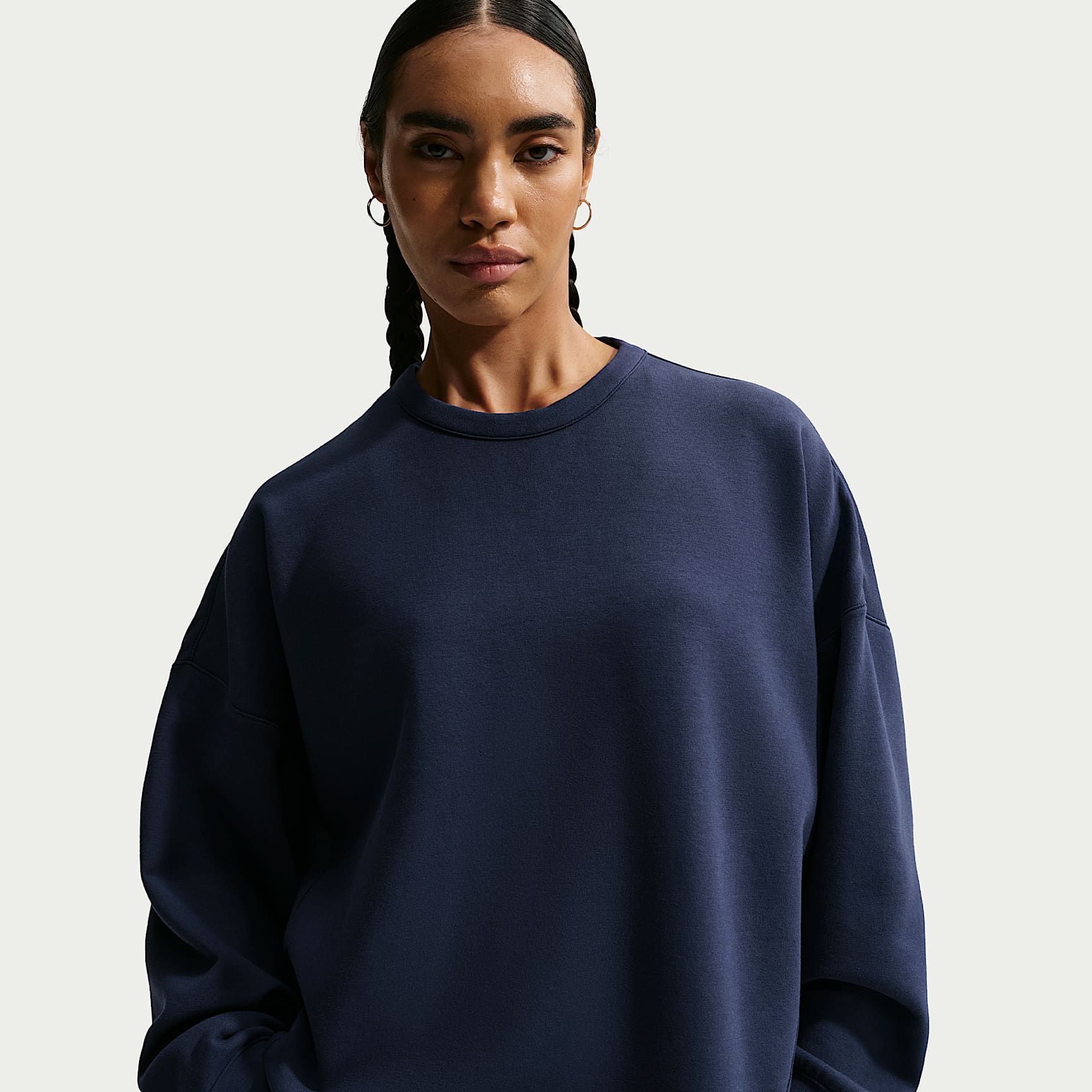 Nike 24.7 ImpossiblySoft Women's Dri-FIT Oversized Crew-Neck Top