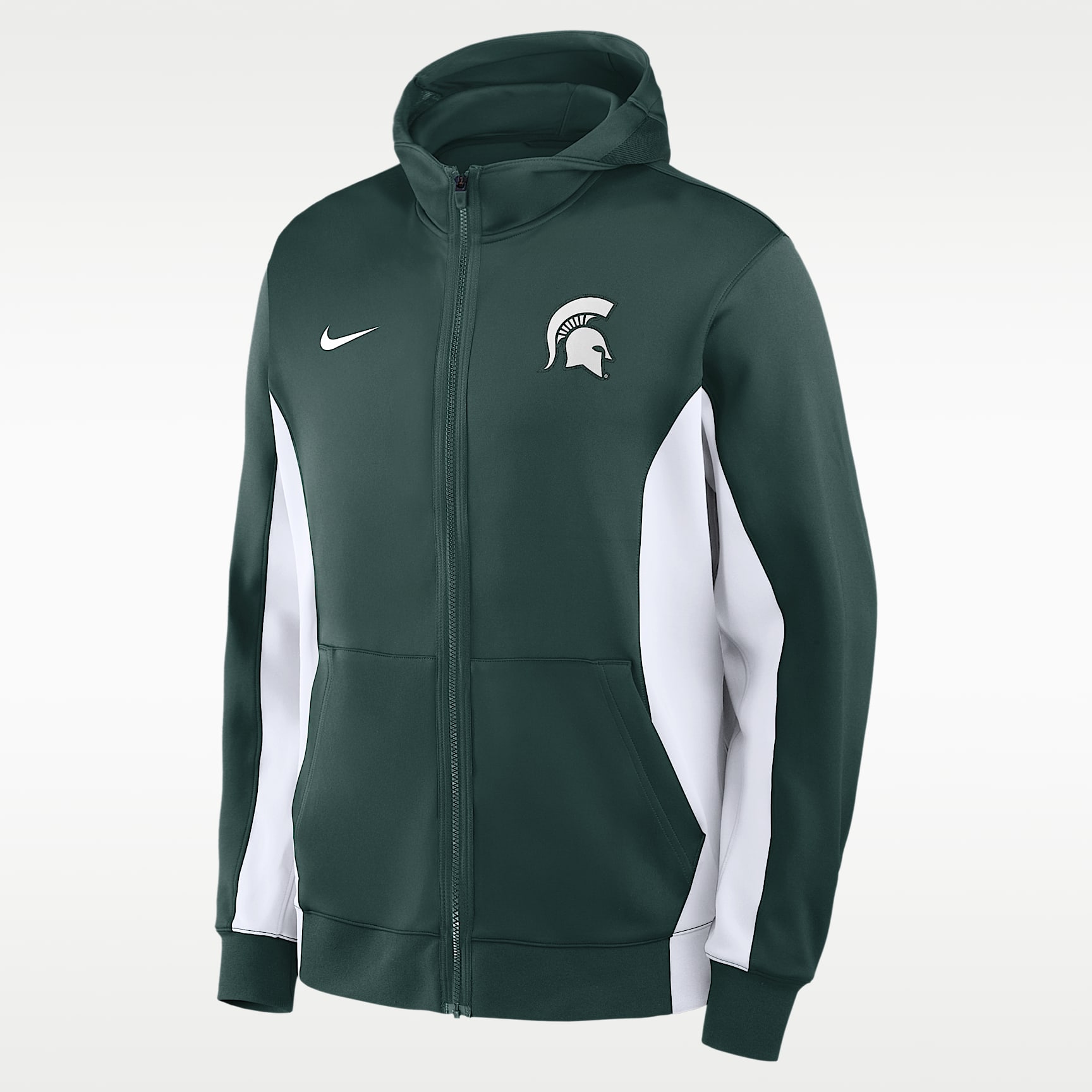 Michigan State Courtside Men's Nike Dri-FIT College Full-Zip Jacket