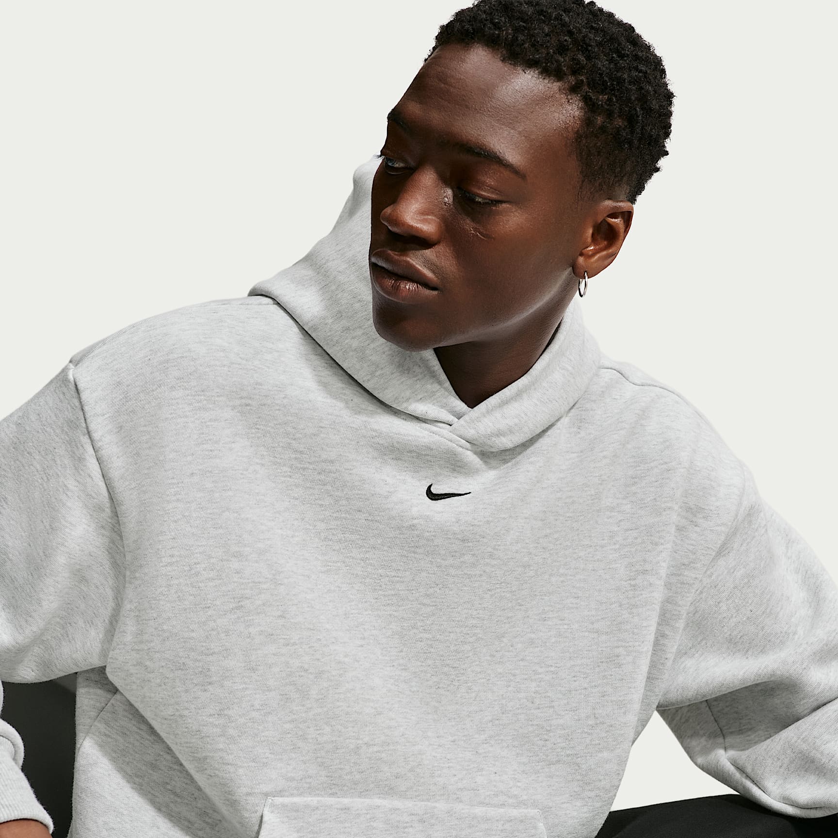Sudadera con gorro sin cierre para hombre Nike Solo Fleece