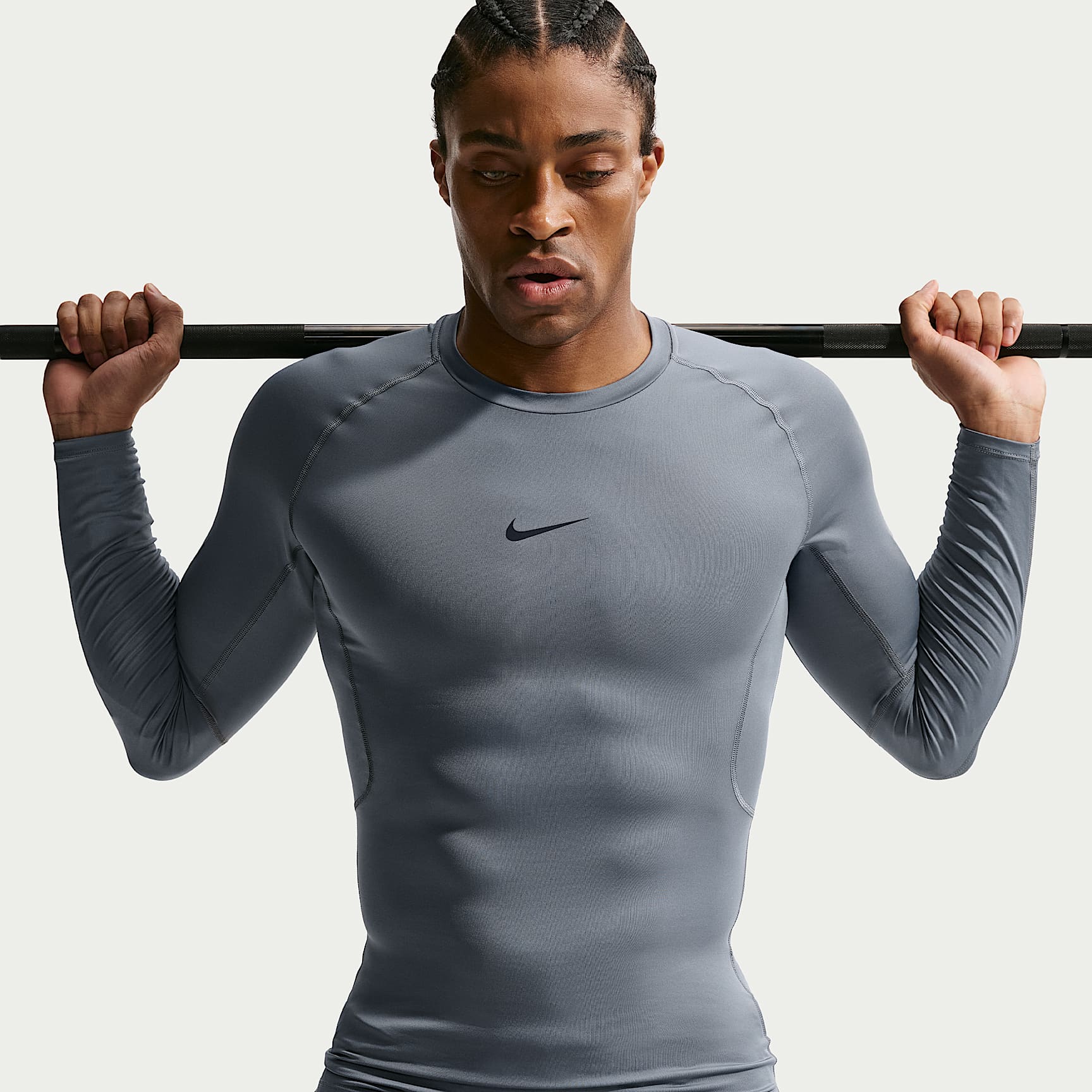 Nike Pro Men's Dri-FIT Tight Long-Sleeve Fitness Top