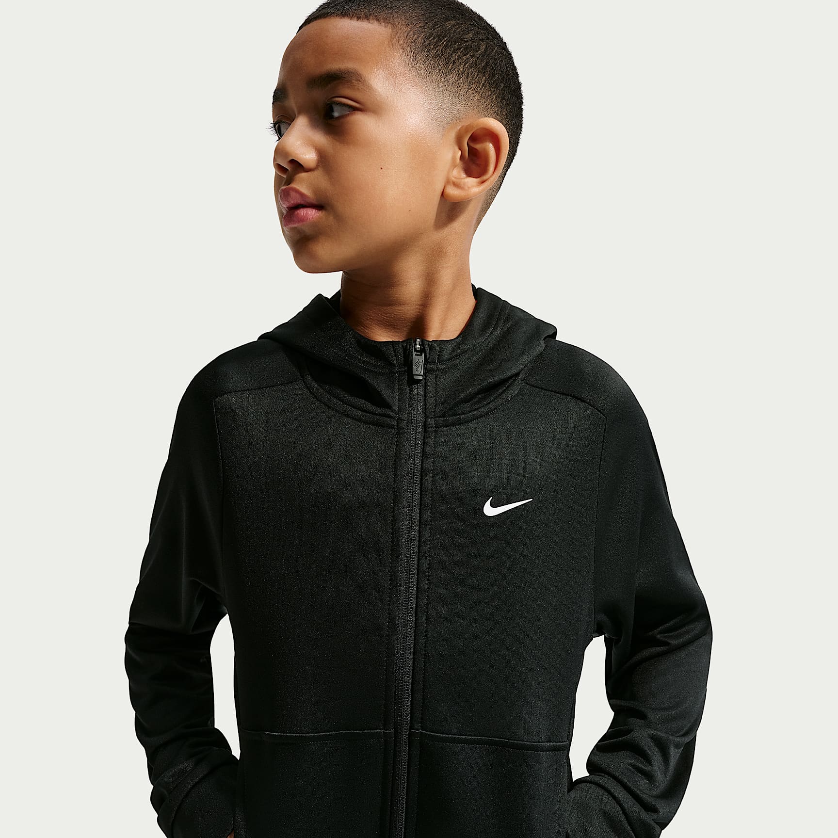 Nike Big Kids' (Boys') Therma-FIT Fleece Full-Zip Hoodie