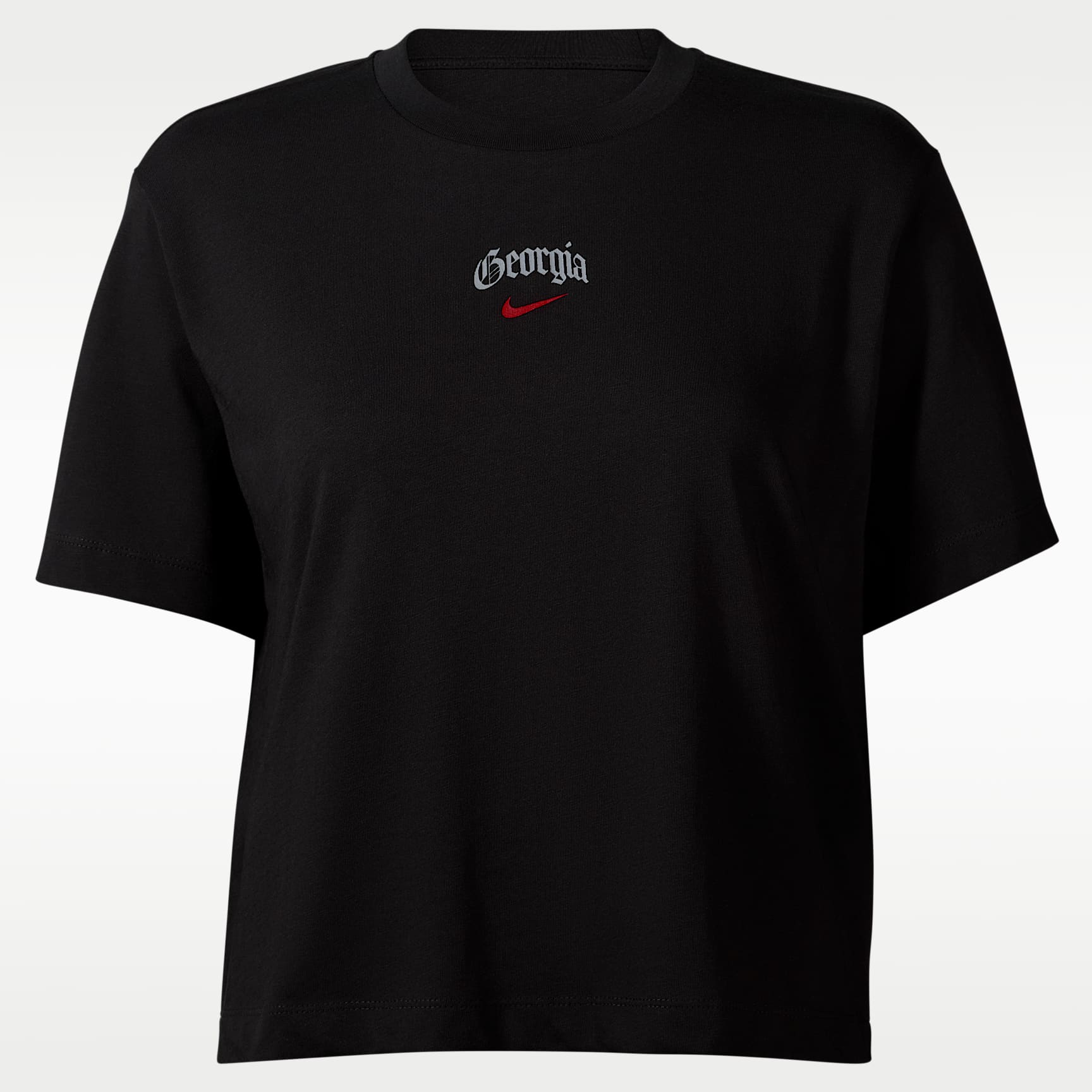 Womens Cropped Crown Football T-Shirt Nike x UGA x Outkast