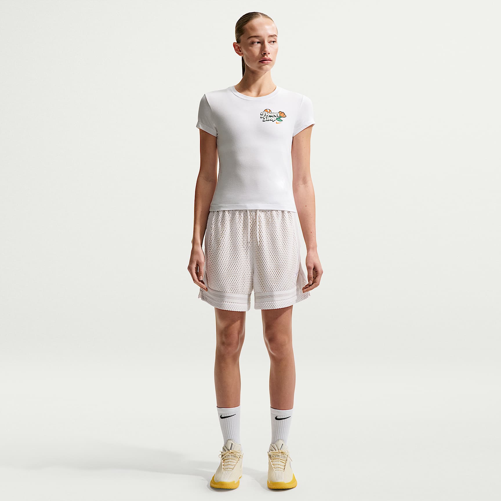 Shorts de básquetbol Dri-FIT de 13 cm para mujer Nike Crossover