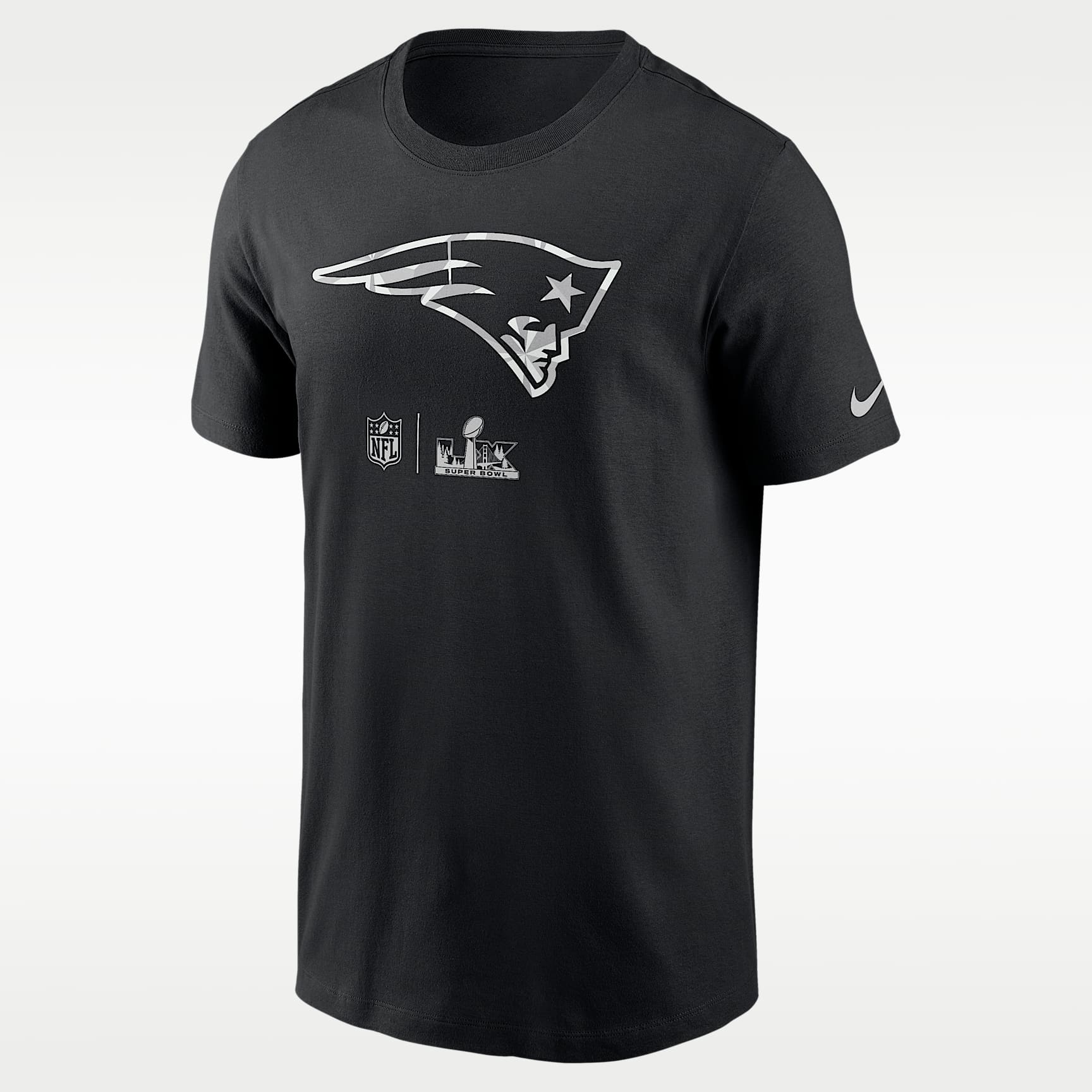 New England Patriots Super Bowl LX Opening Night Men's Nike NFL T-Shirt