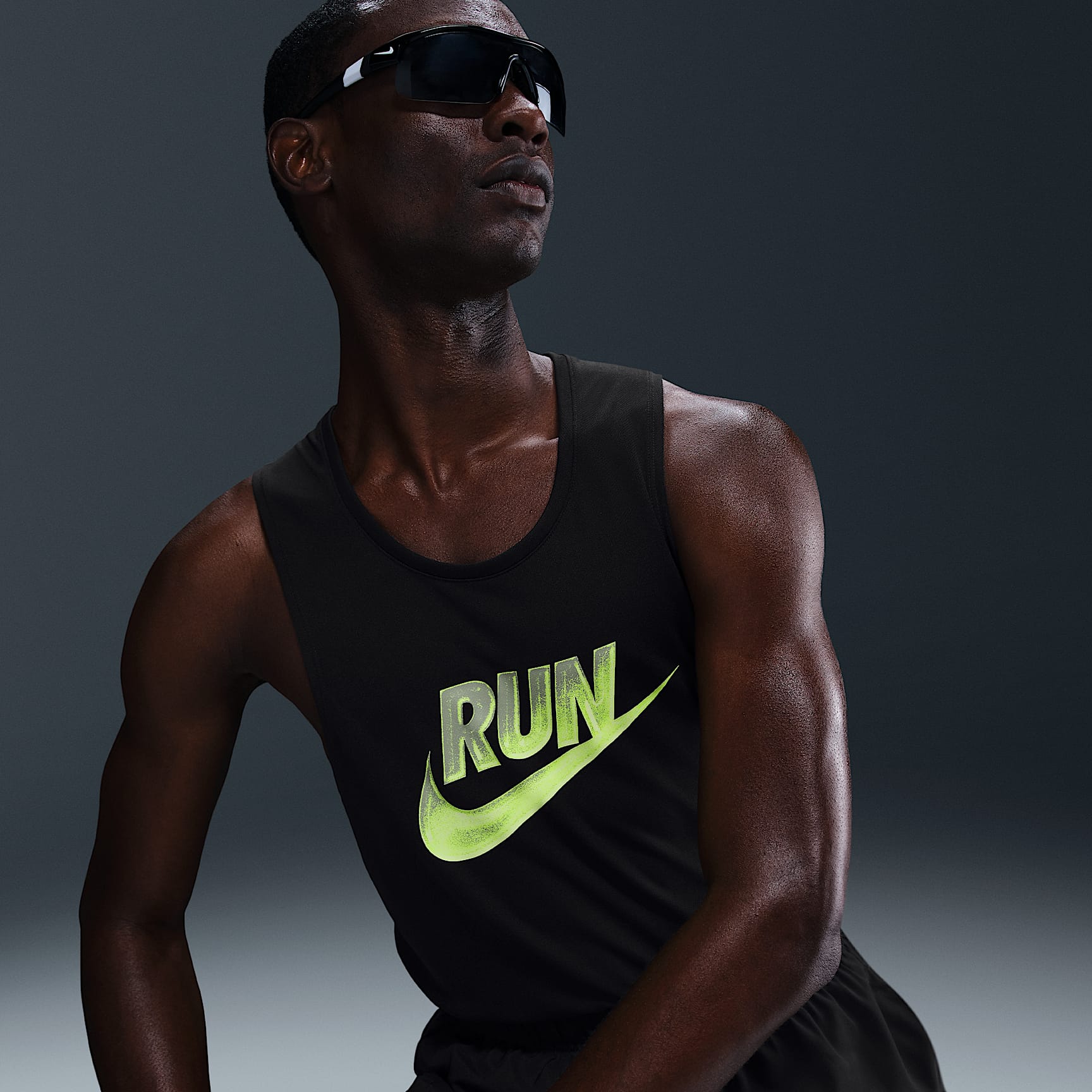 Camiseta de tirantes de correr Dri-FIT para hombre Nike Miler Run Energy