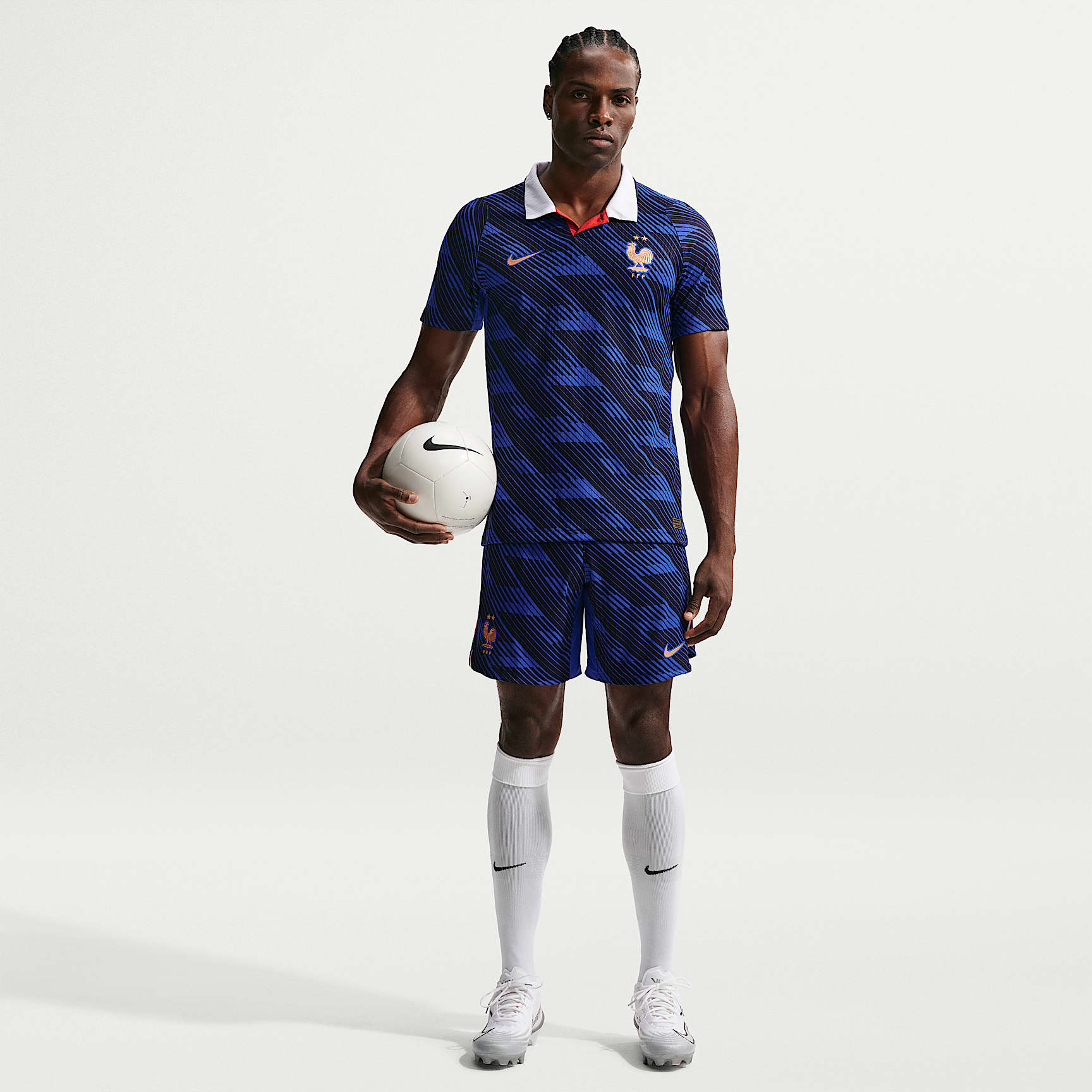 FFF 2026/27 Match Home Men's Nike Aero-FIT Soccer Authentic Shorts