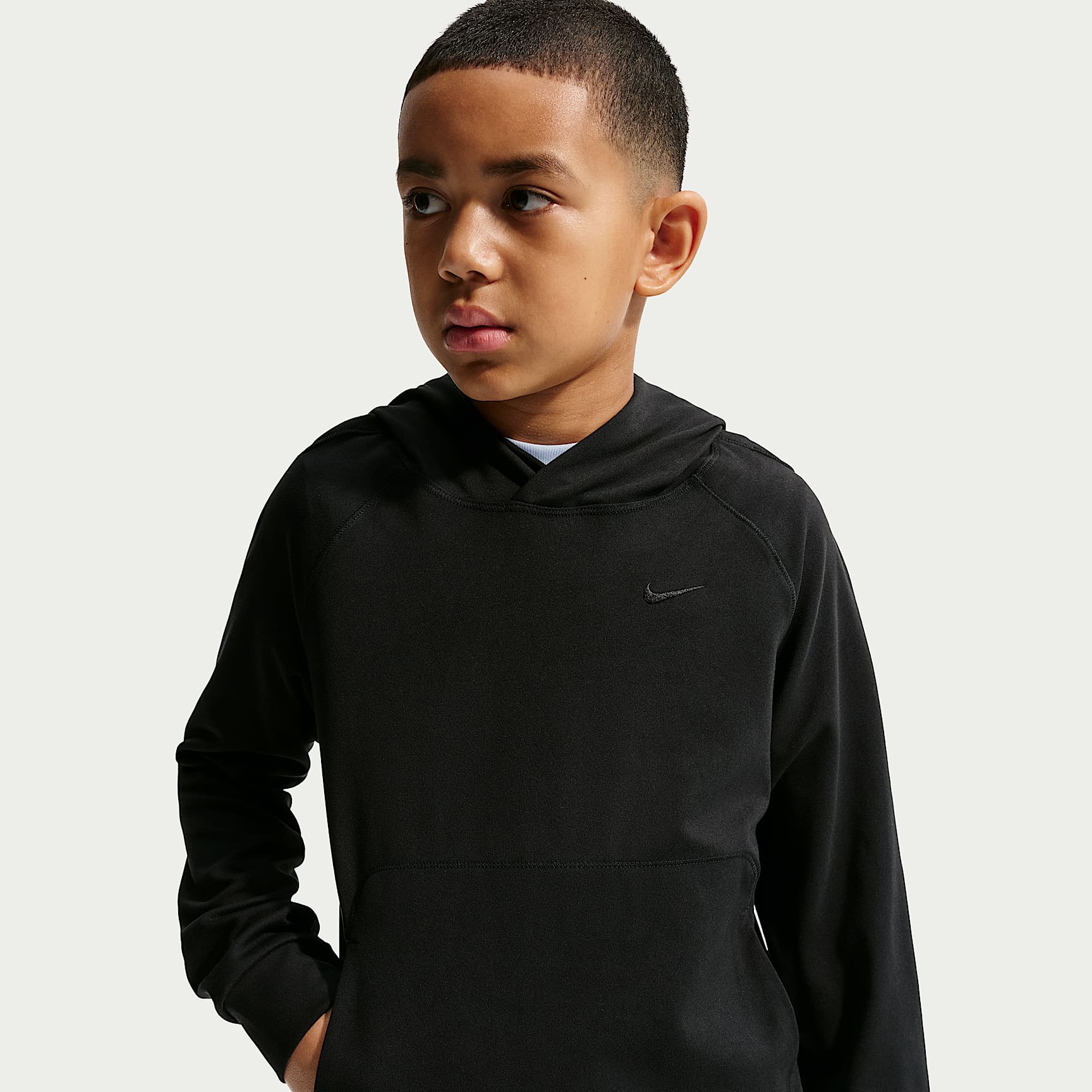 Nike Primary Nanoknit Big Kids' (Boys') Dri-FIT UV Protection Pullover Hoodie