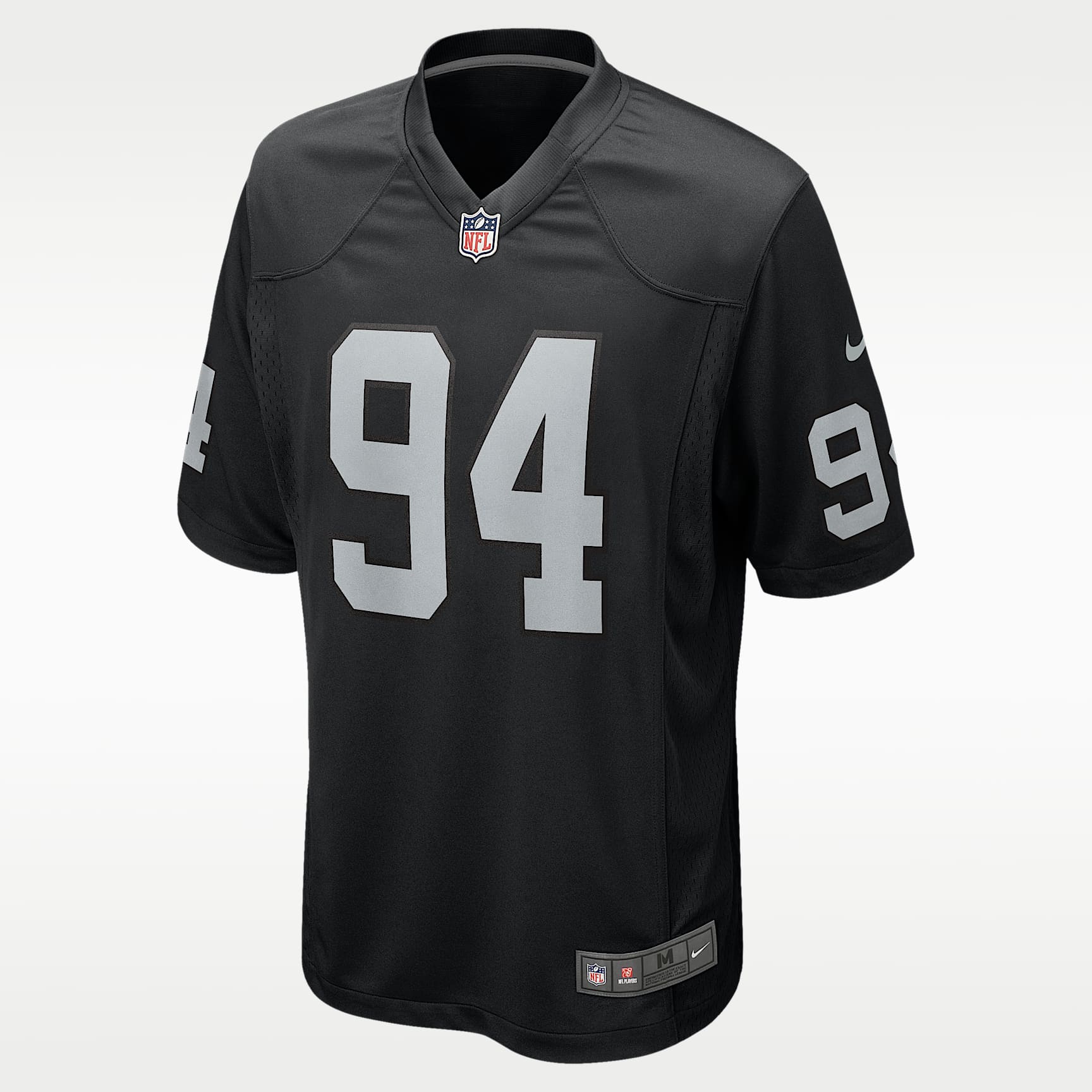 Jersey Nike de la NFL Game para hombre Christian Wilkins Las Vegas Raiders