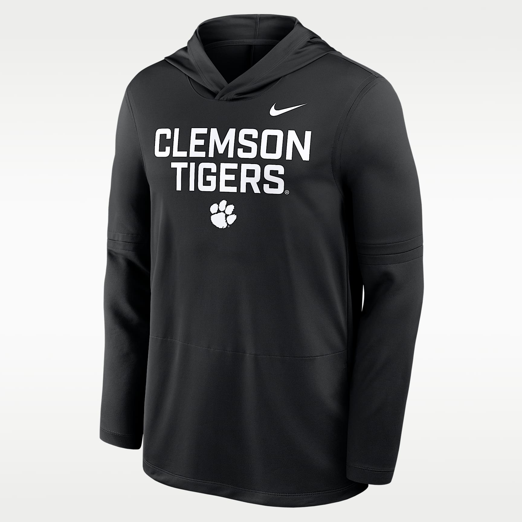 Clemson Sideline Men's Nike Dri-FIT College Long-Sleeve Hooded Top