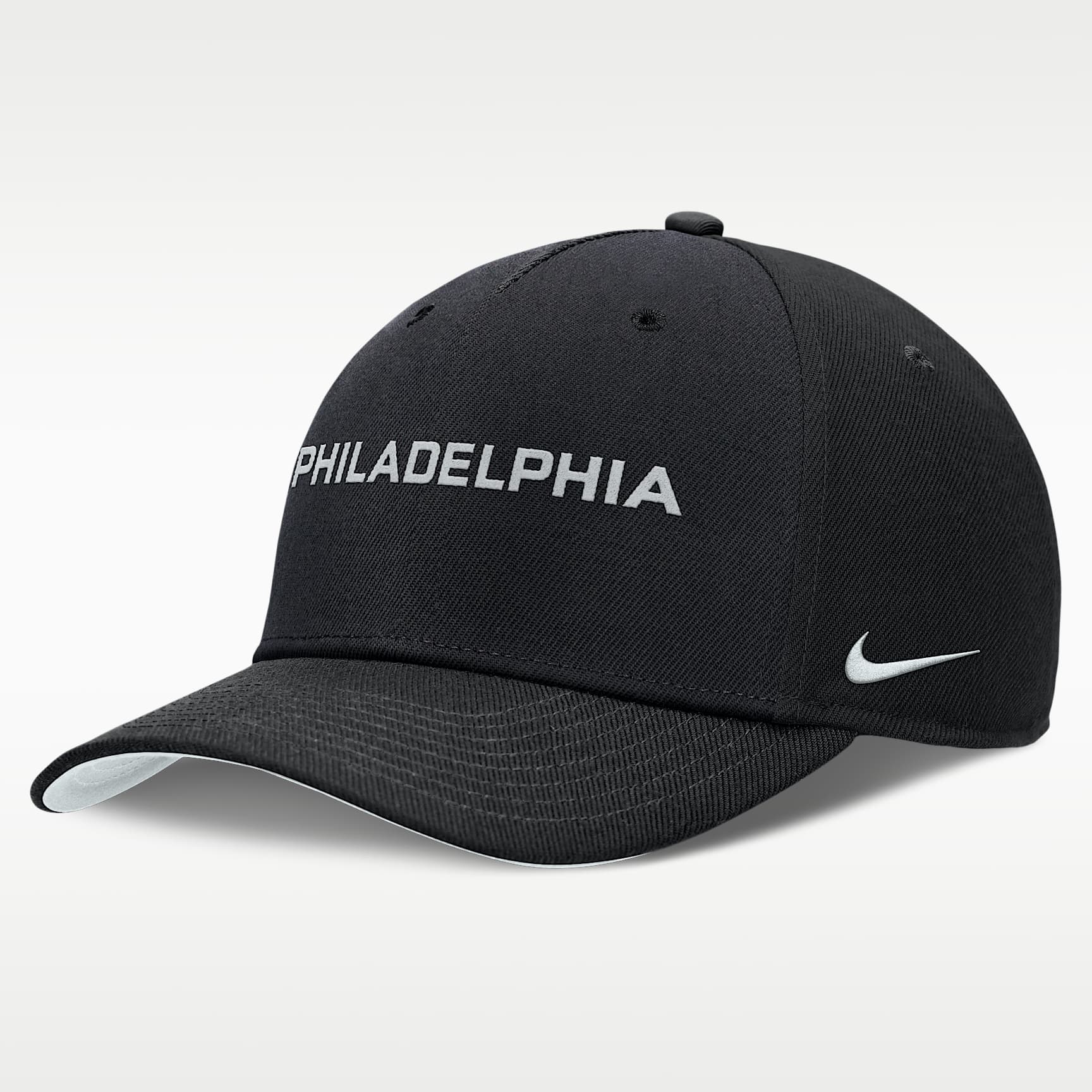 Gorra Nike Dri-FIT de la MLB ajustable para hombre Philadelphia Phillies Rise