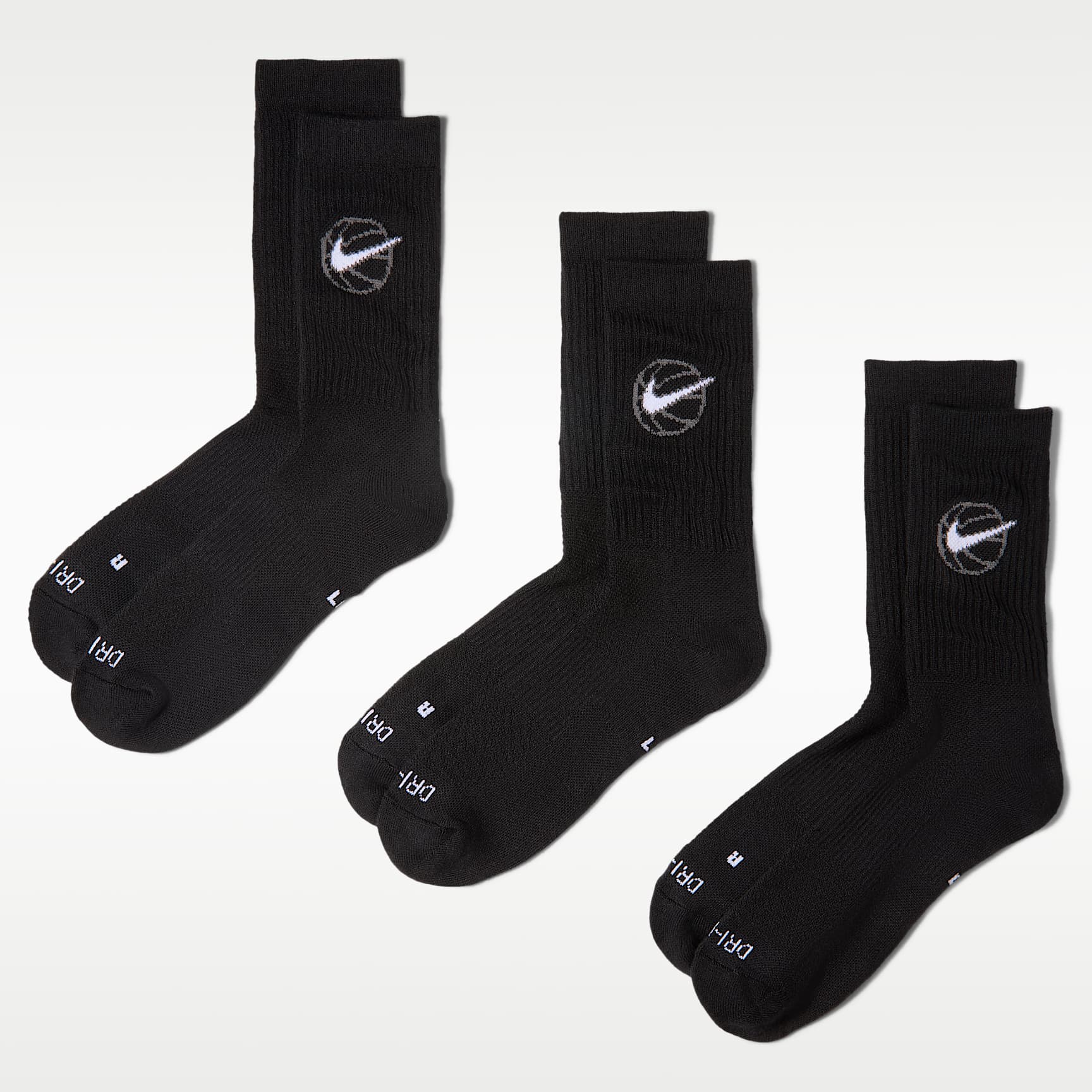 Calcetines de básquetbol (3 pares) Nike Everyday Crew