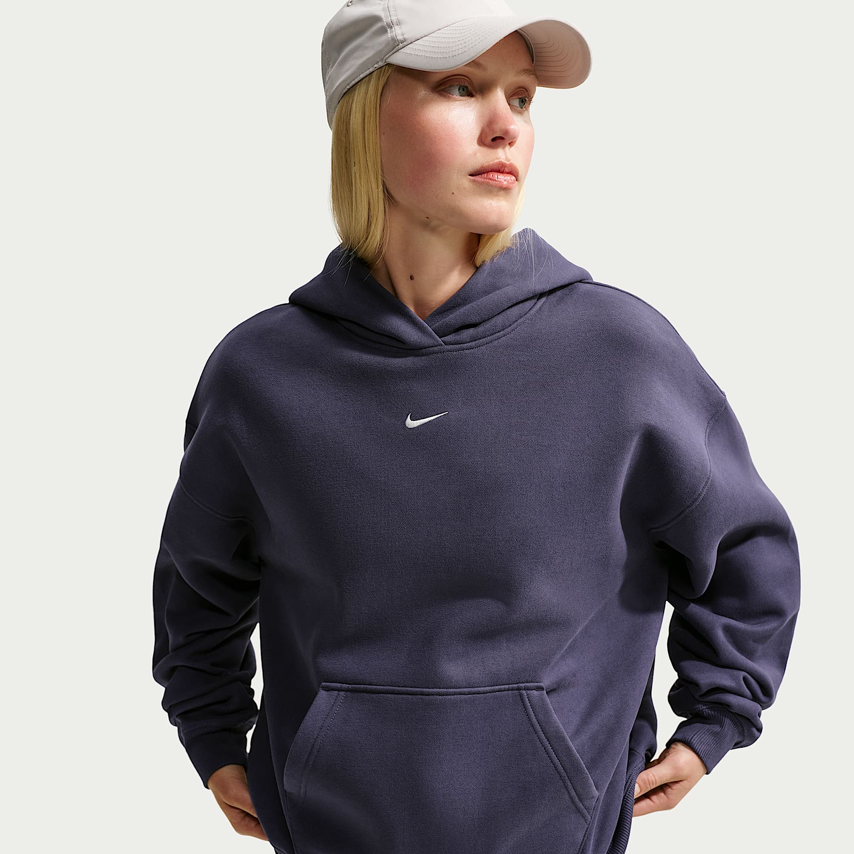 Nike Studio Fleece Medium Weight Women's Oversized Pullover Hoodie