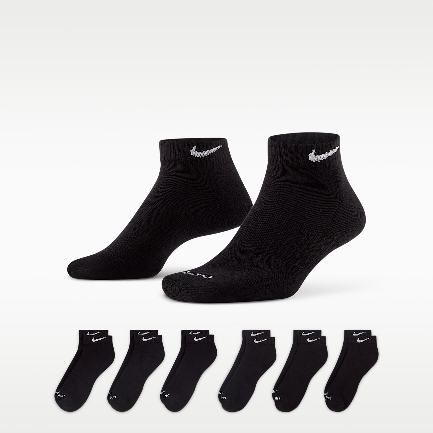 Nike Everyday Plus Cushioned Training Low Socks (6 Pairs)