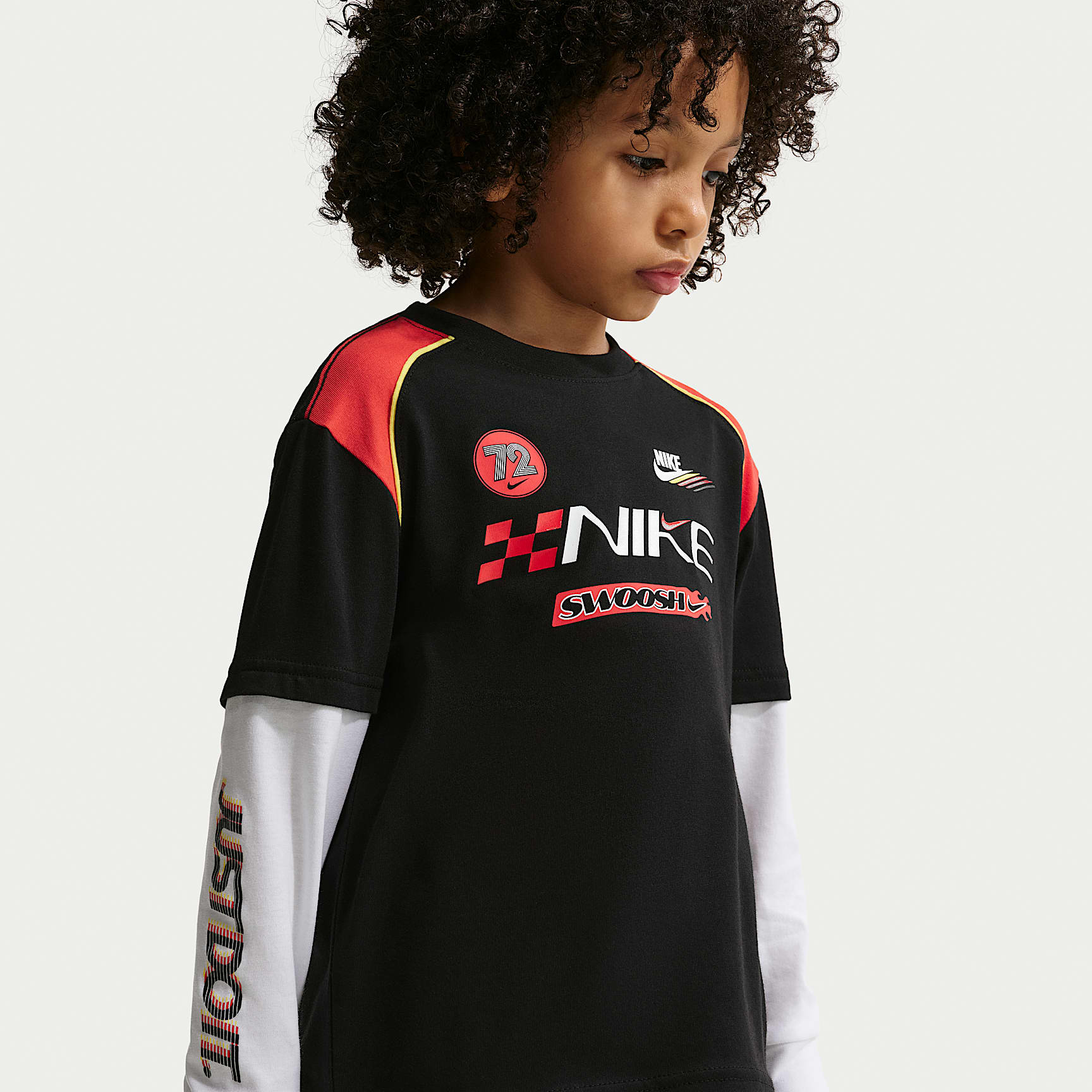 Nike Sportswear Little Kids' Victory Lap Twofer T-Shirt